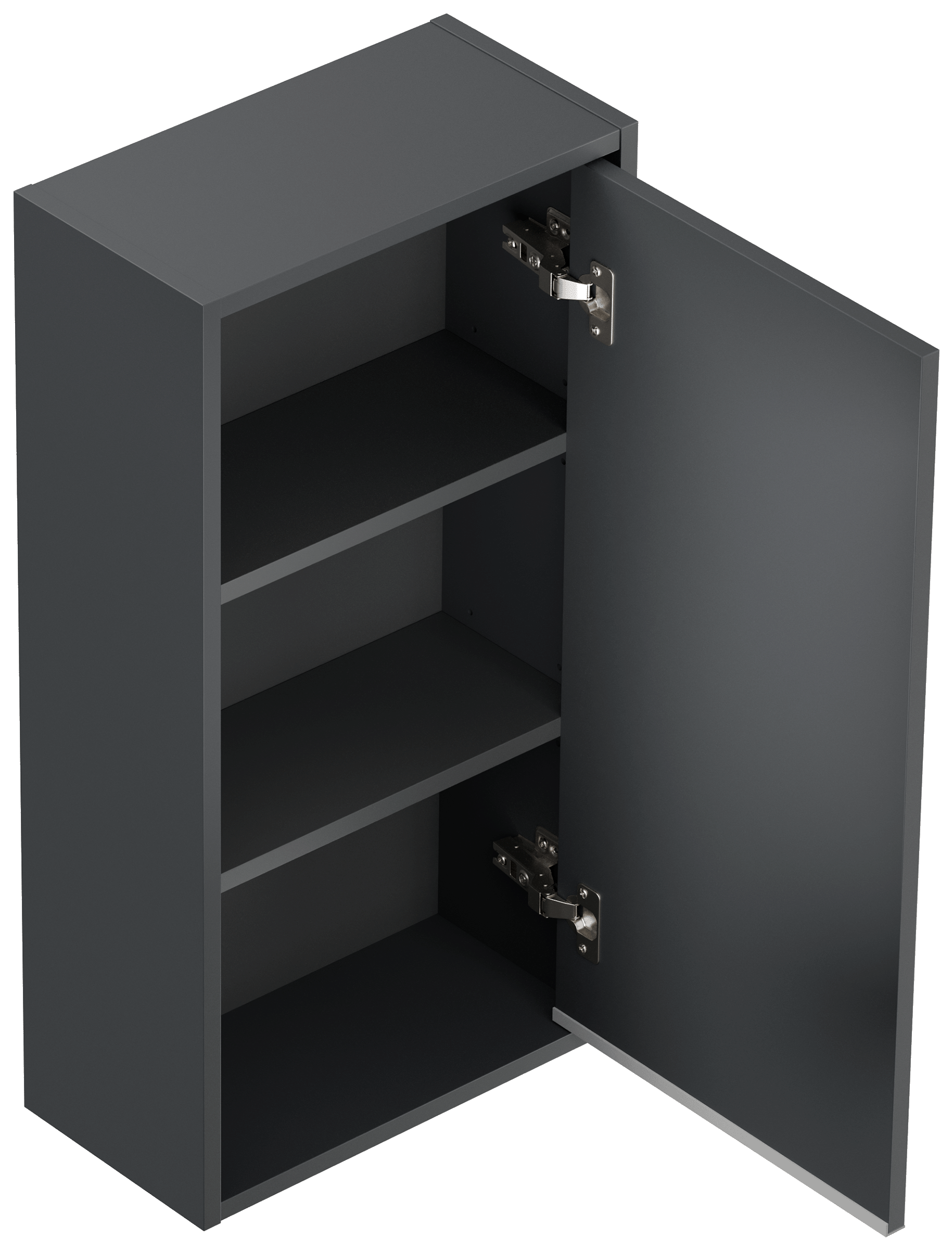 Badschrank Elements 39x75cm Soft-Close Tür grafit