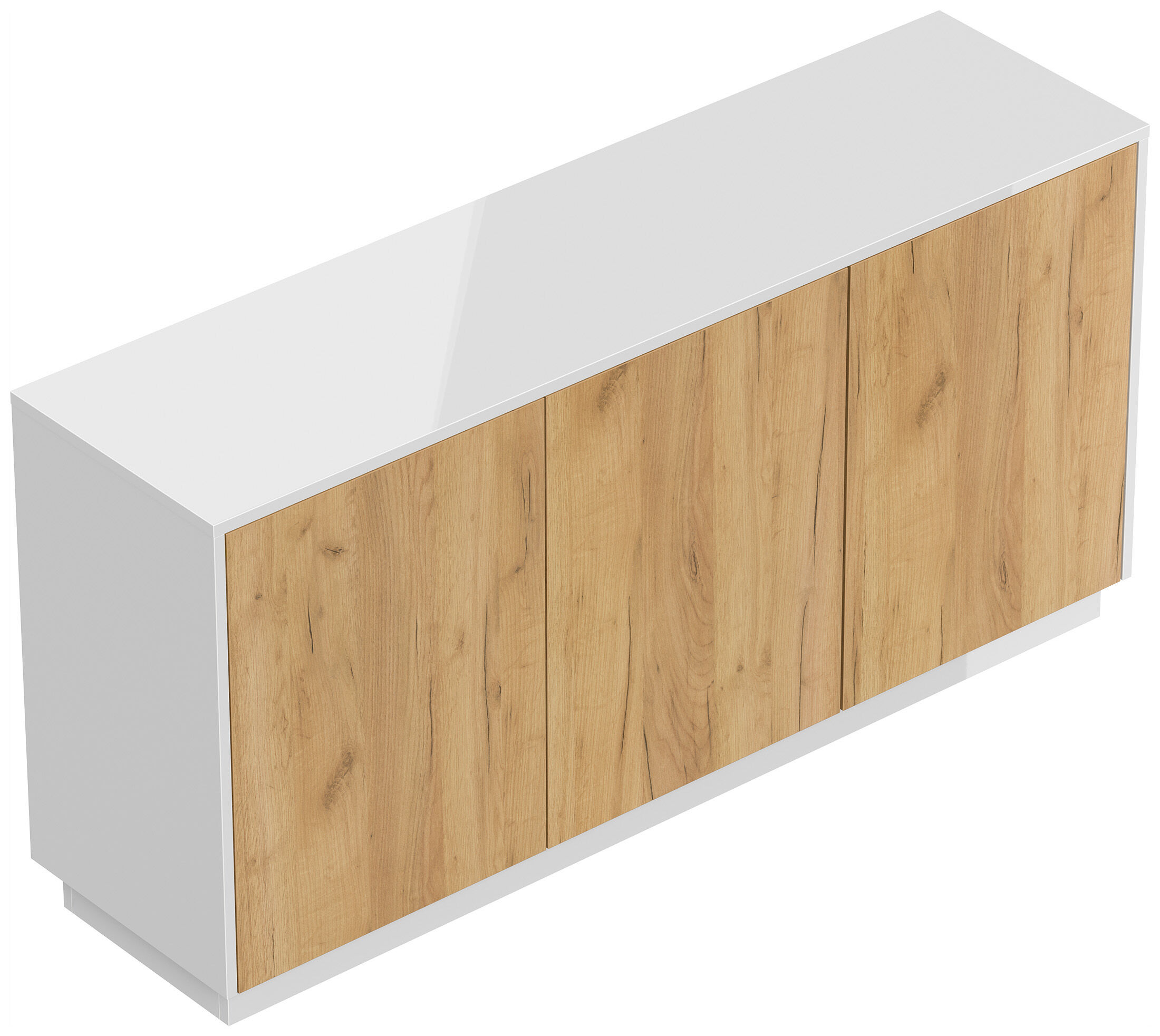Design Sideboard Kommode Genesis B stehend 150cm 3 Türen Grafit