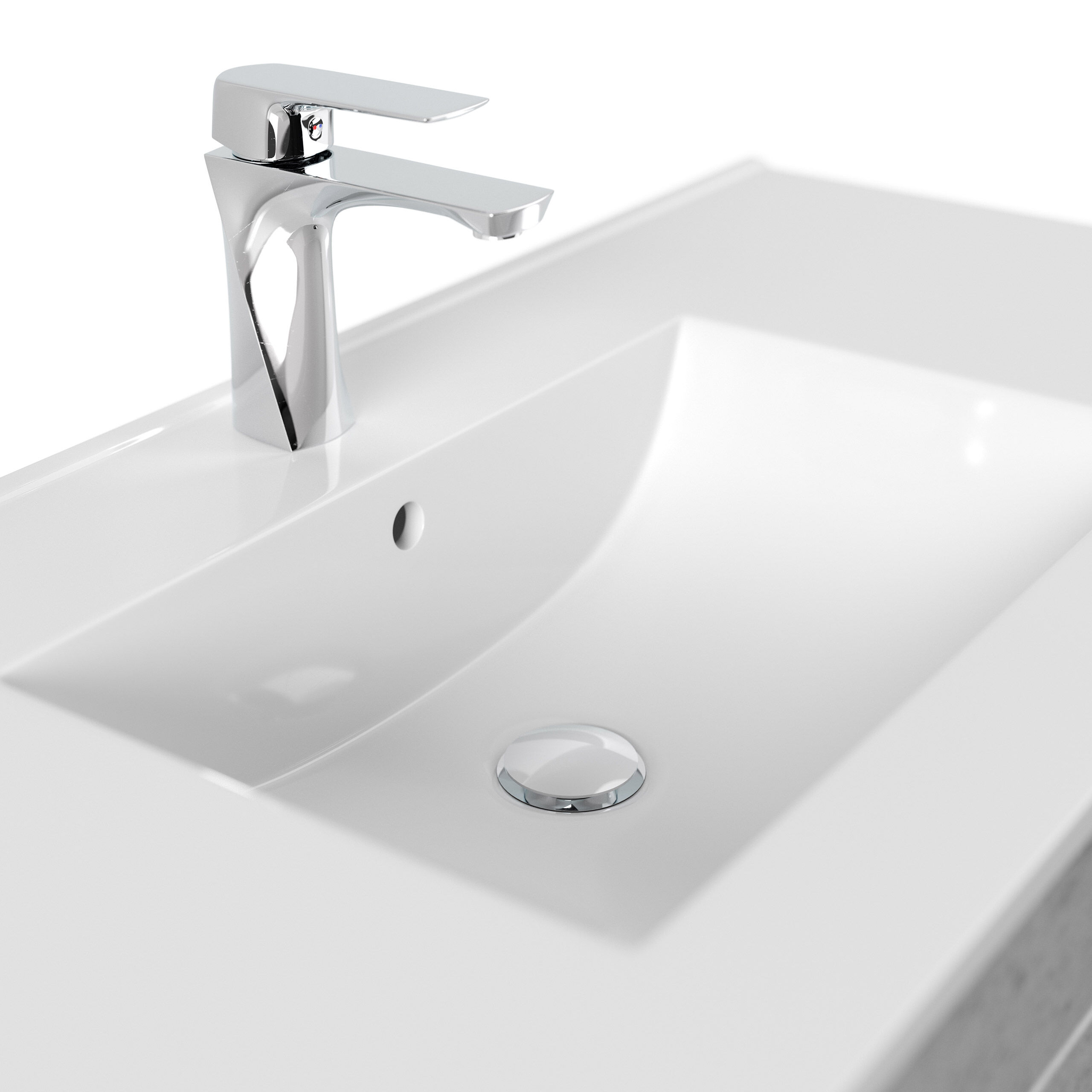 Badmöbel SANTINI 100 SoftClose beton