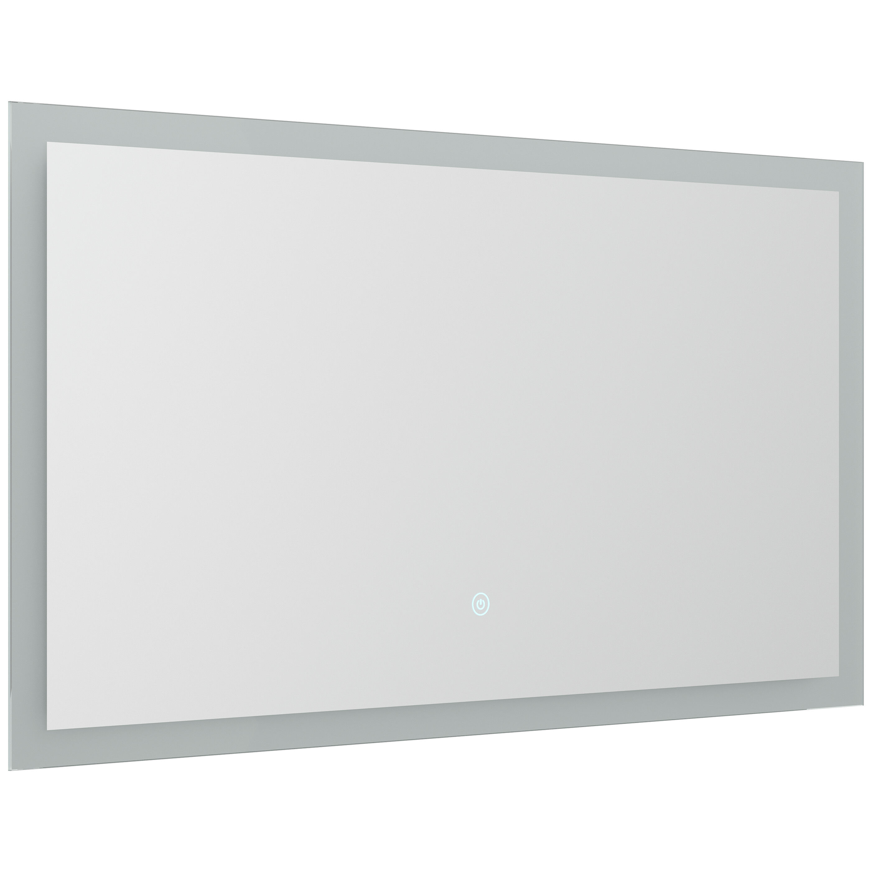 Badmöbel Mars 1000 2-teilig mit LED Spiegel SlimLine grafit