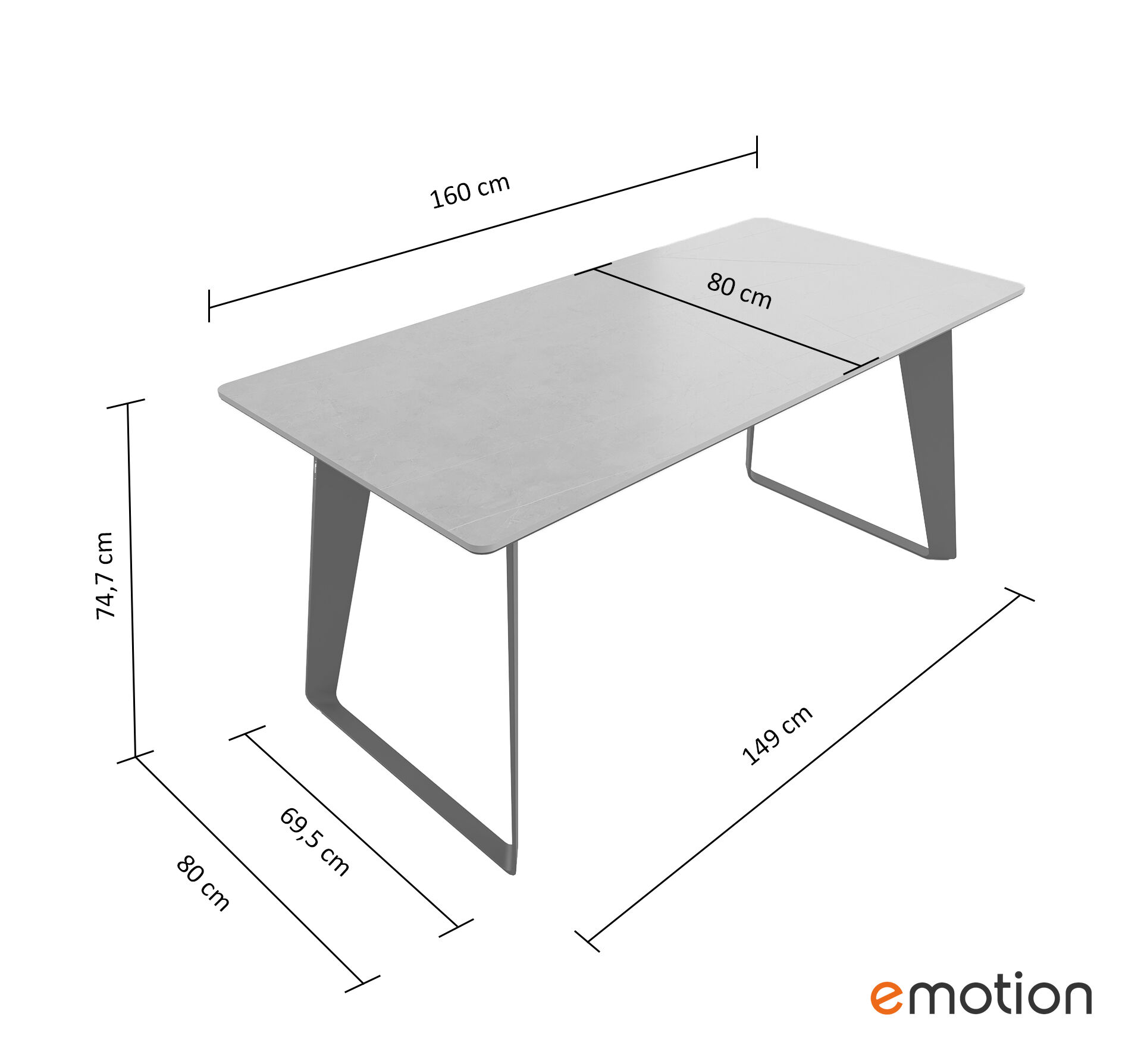 Esstisch Set FLORINT 180 schwarze Keramikplatte mit 6 Stühlen Kunstleder