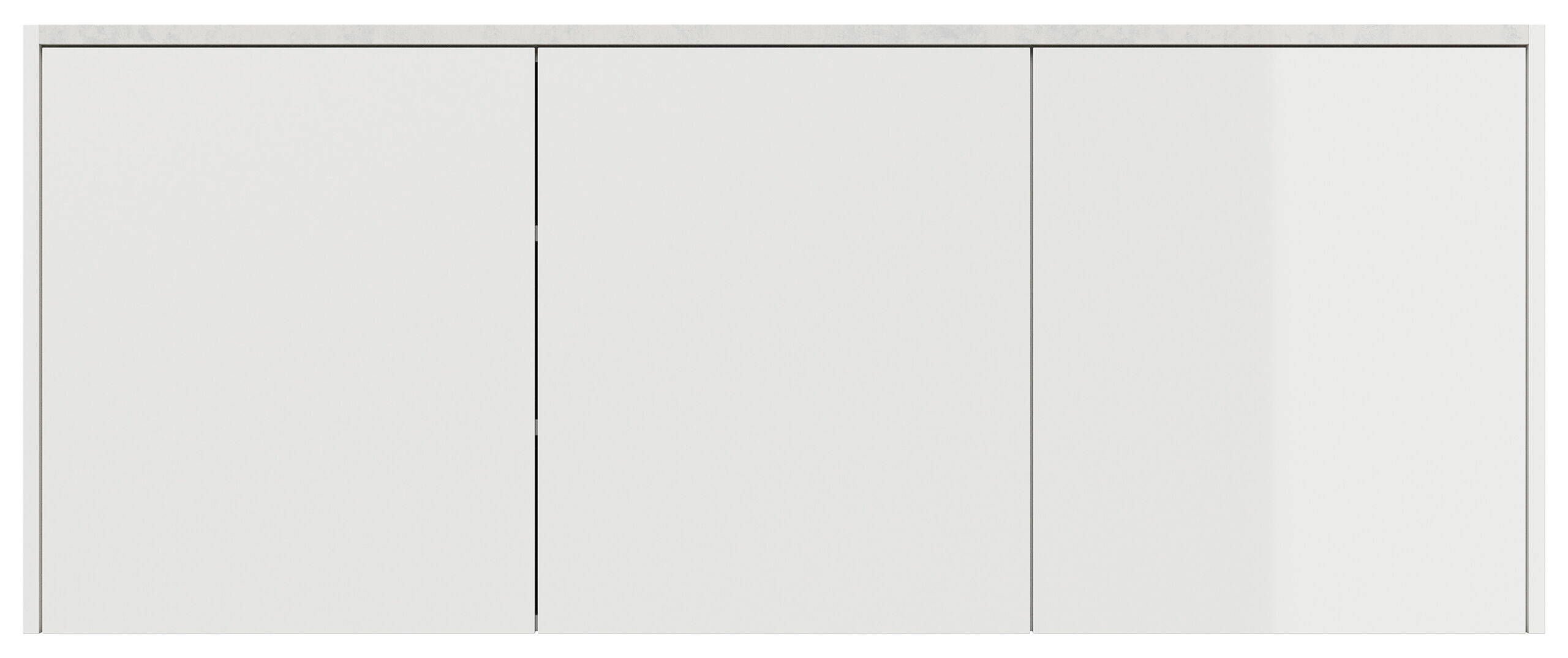 Raumwunder Sideboard Kommode Cronos XL Quarztop Softclose flexible Böden weiß 
