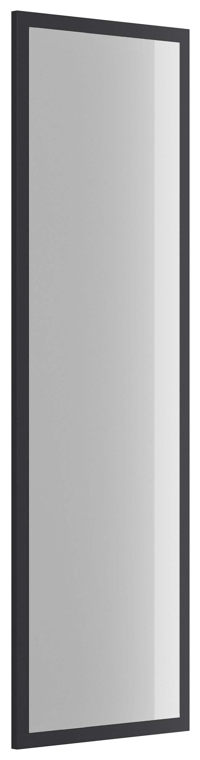 Flurspiegel Mirall 45x145 cm Weiß hochglanz