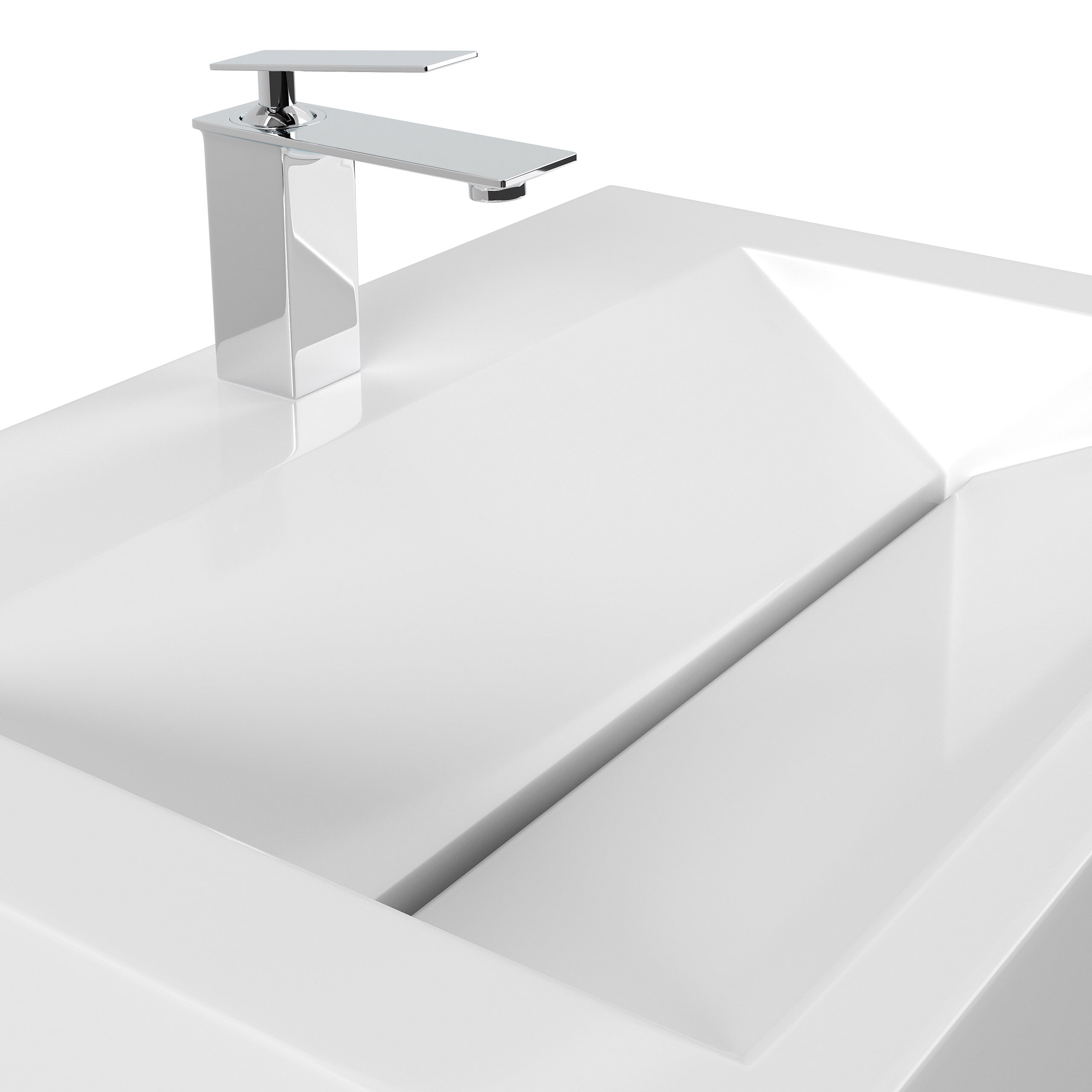 Badmöbel Design 700 eiche hell