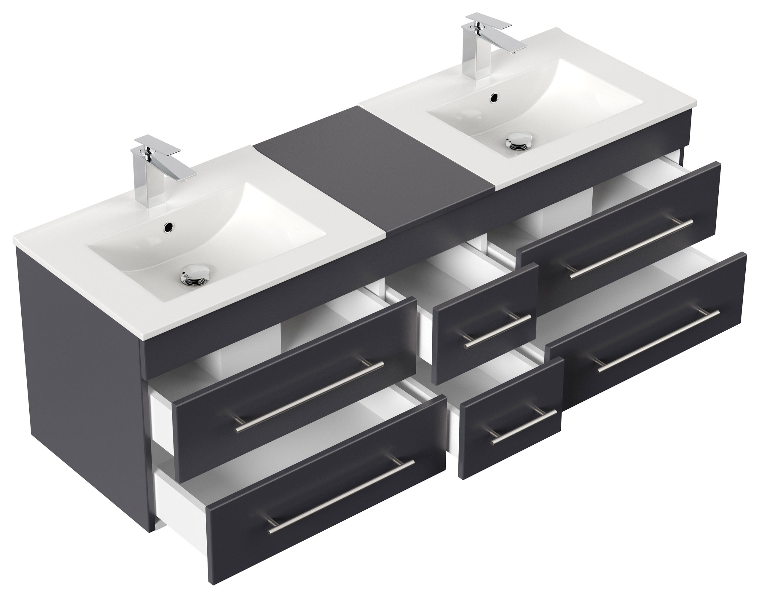 Badmöbel Roma XL SoftClose beton