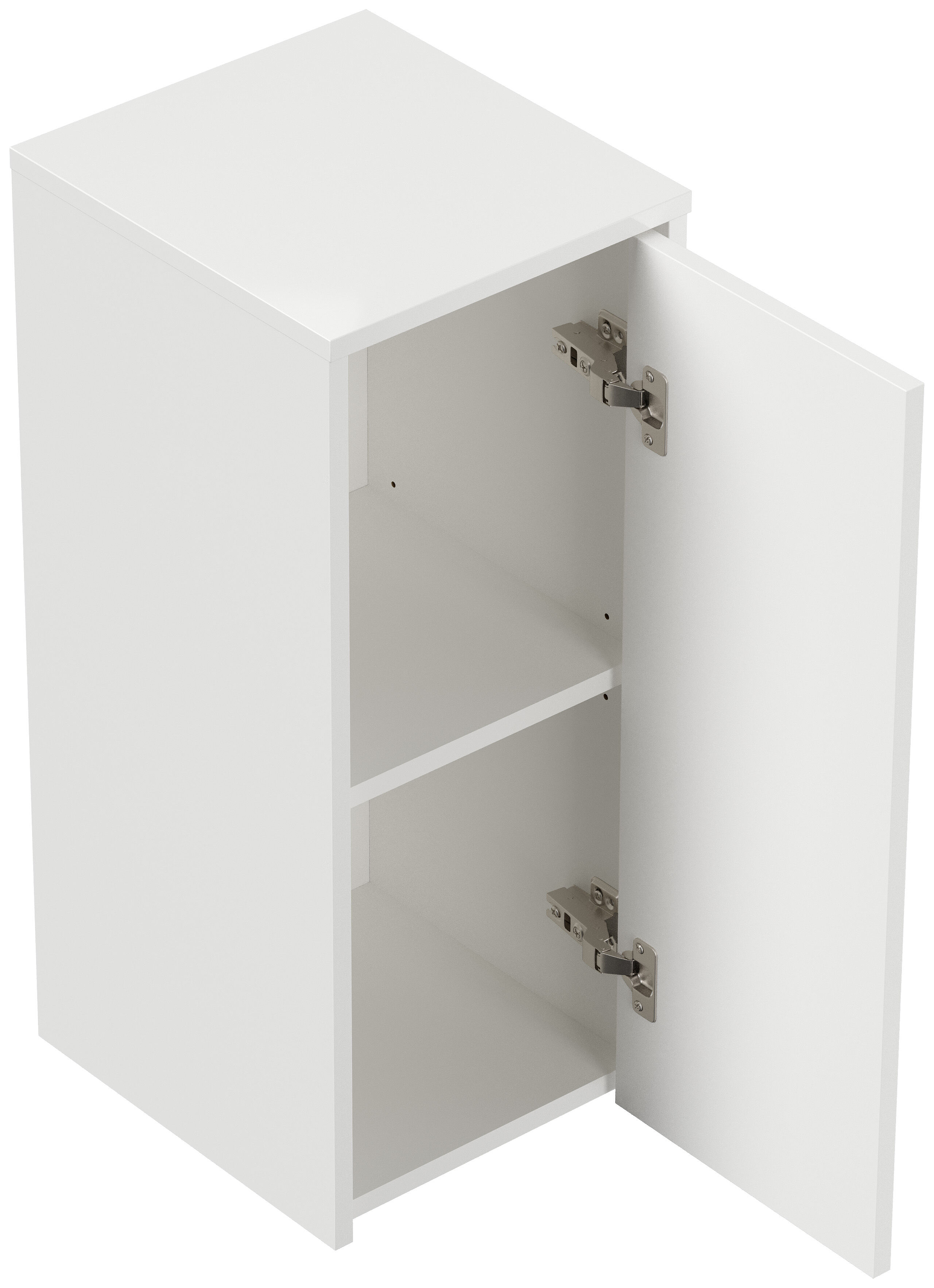 Badmöbel Set Taifun 4tlg. 100cm Spiegelschrank, 2x Badschrank weiß Hgl