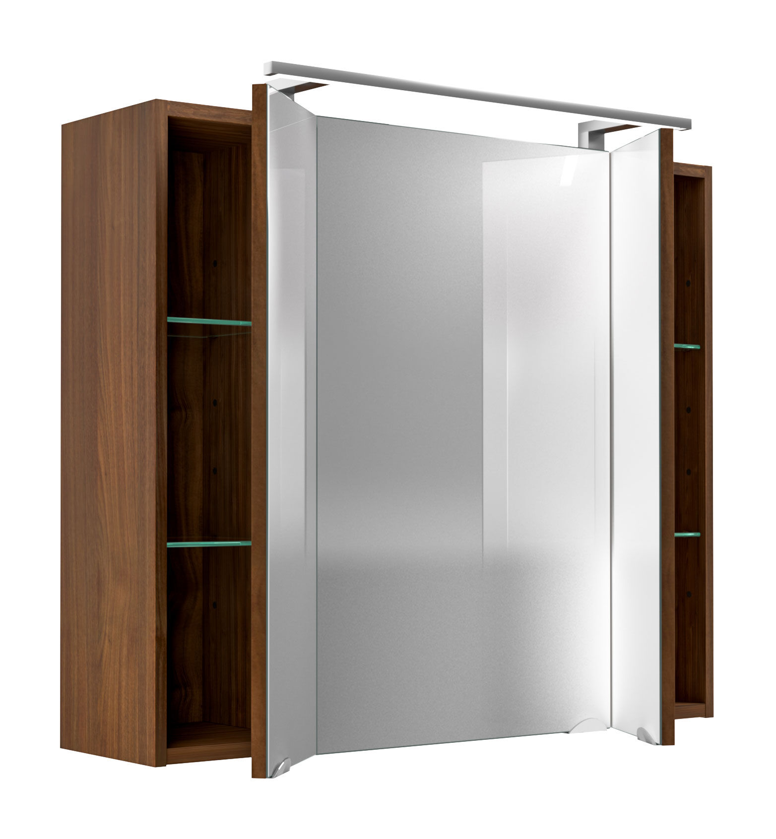 Spiegelschrank Rima 80 cm Walnuss