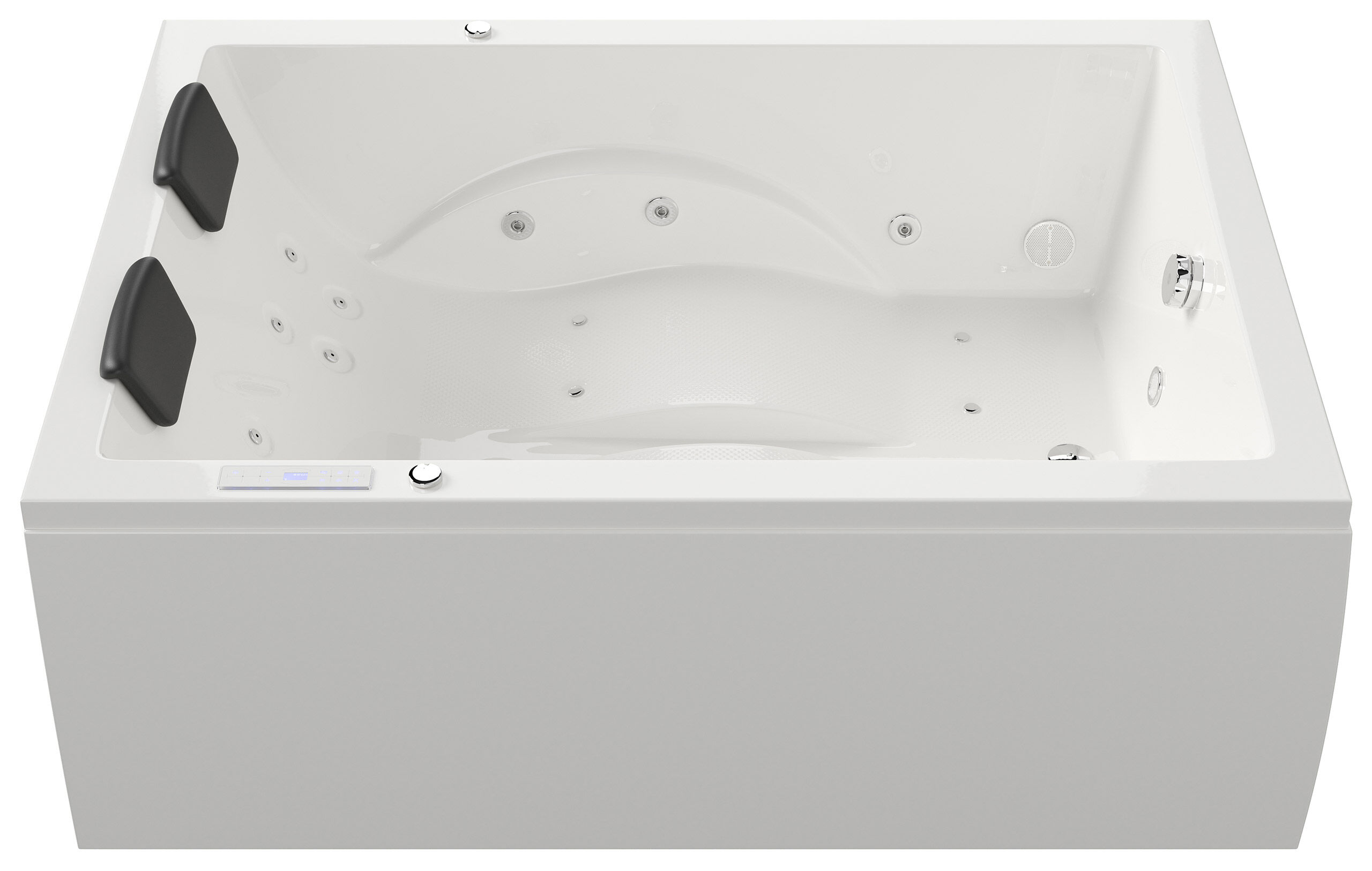 Whirlpool Andalusia 2 Pers. 180x130 links Made in Germany 24 Düsen ohne Armatur