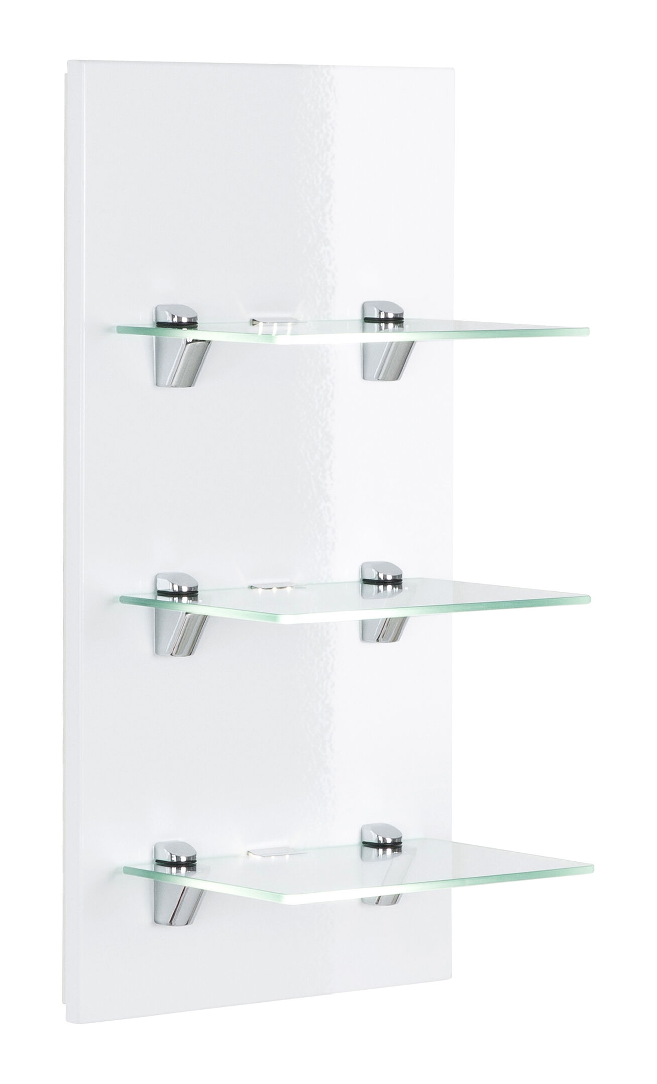 LED-Panel SANTINI beton mit 3 Glasablagen und Beleuchtung