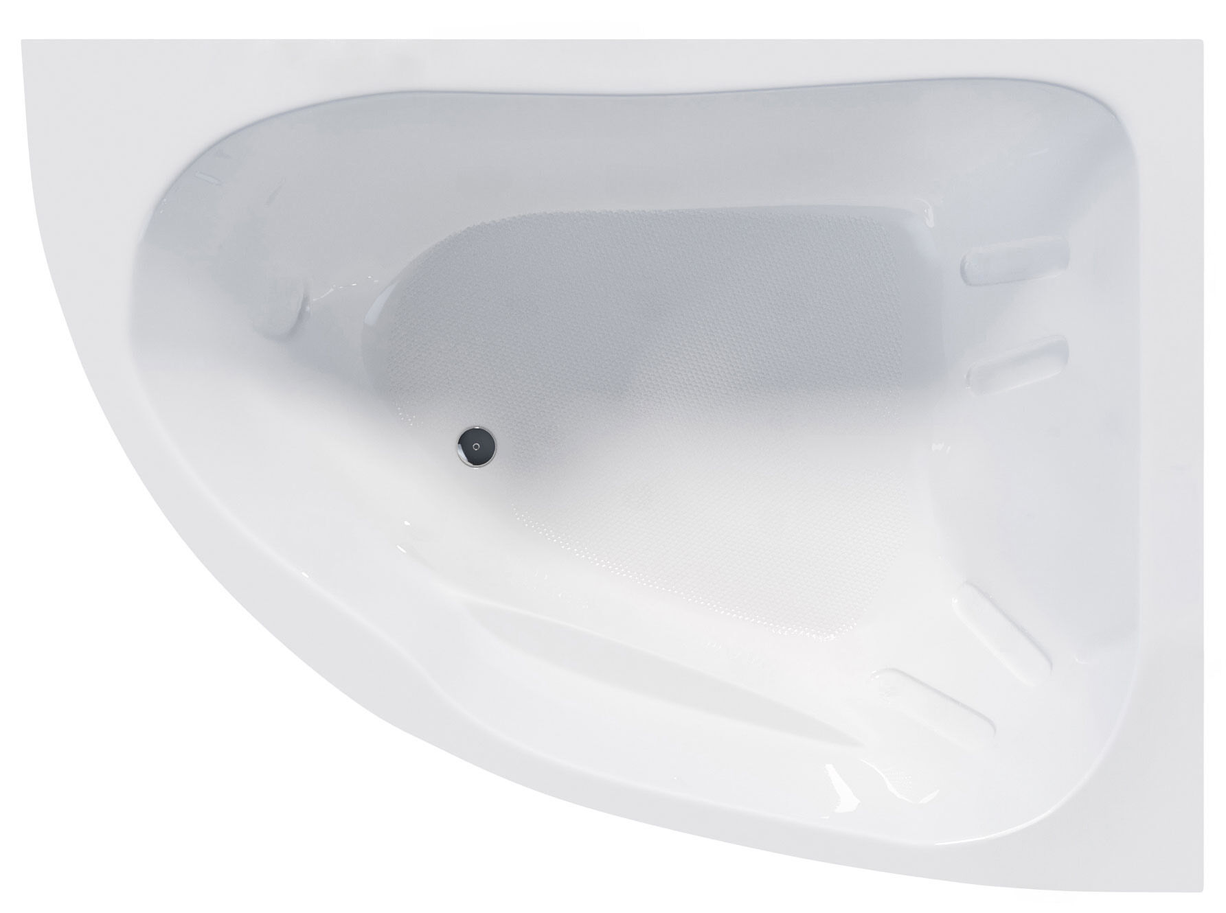 Langeckige Badewanne Royal XL 180x130 links 