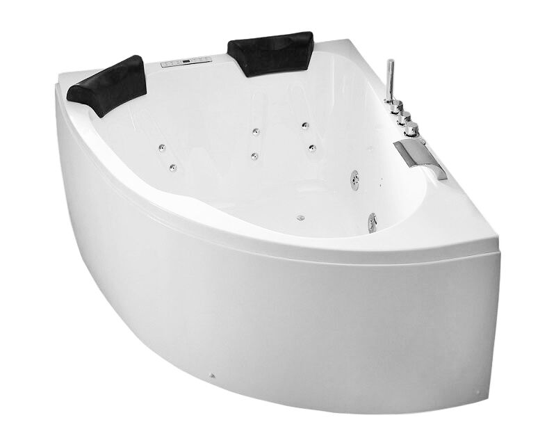 Langeck Whirlpool Royal 160x125 links Made in Germany 21 Düsen mit Armatur