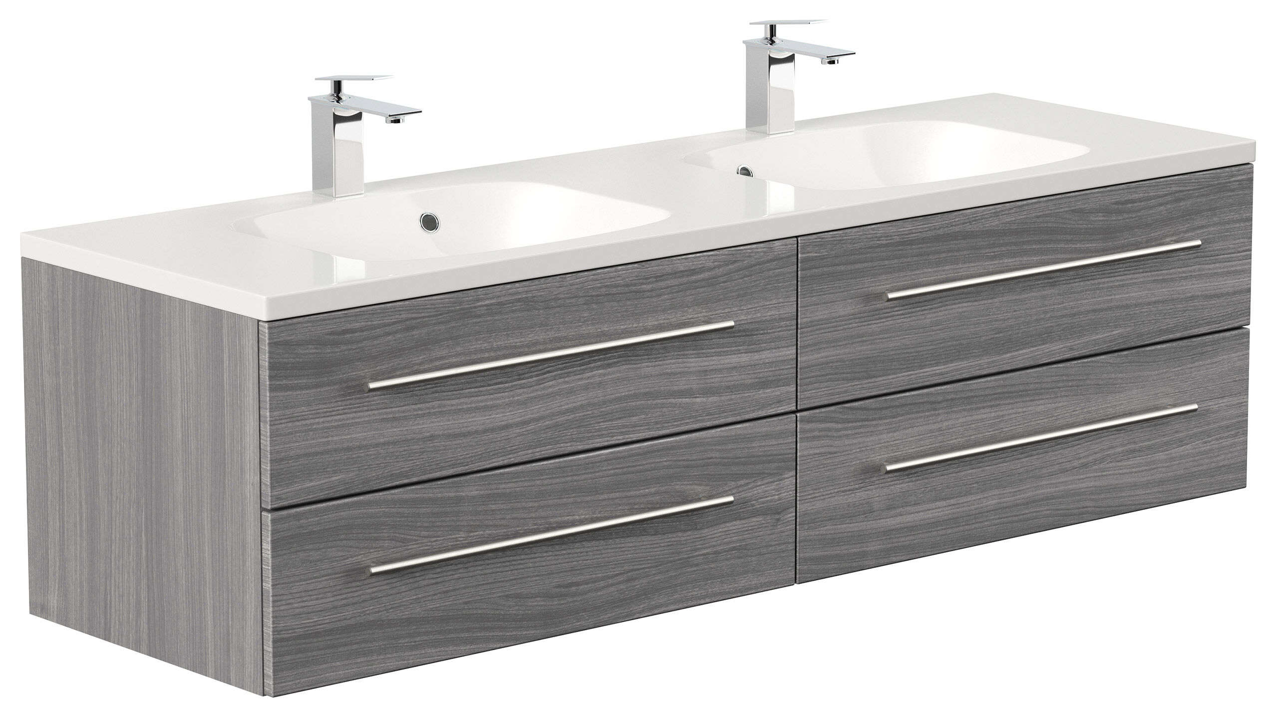 Badmöbel Colossos 160 SoftClose schwarz