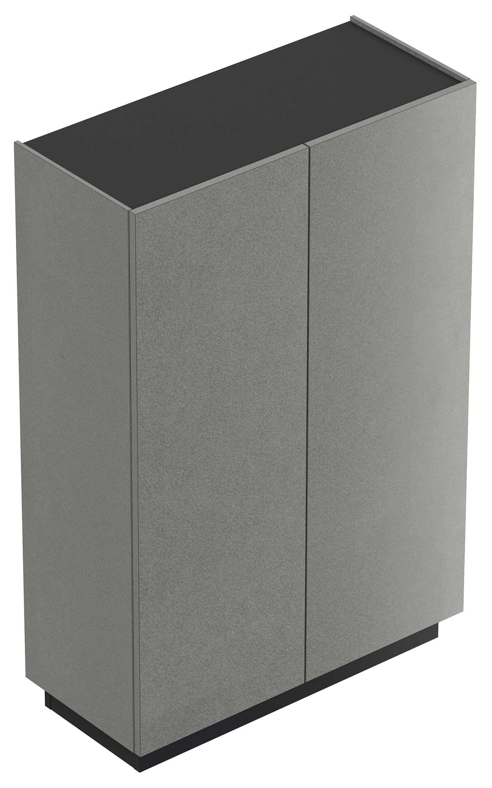 Raumwunder Sideboard Kommode Galaxy M 2 Türen Softclose flexible Böden weiß hgl
