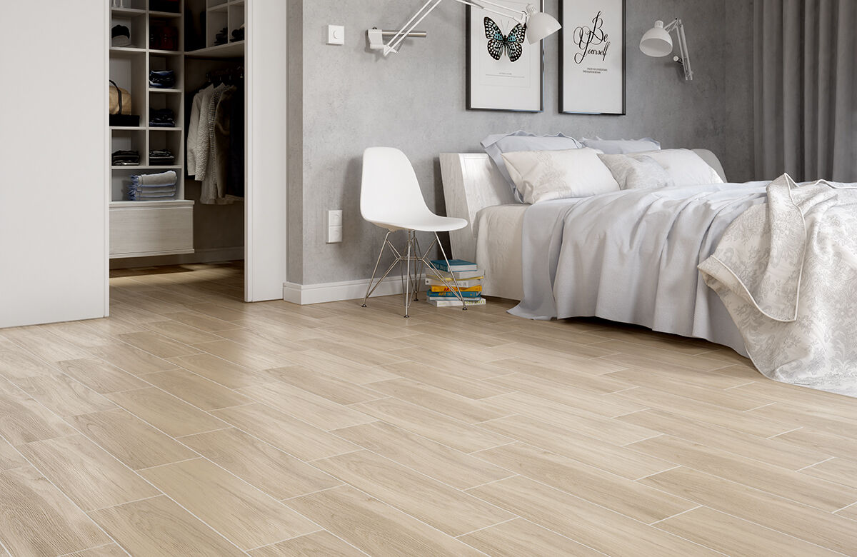 Bodenfliesen Chesterwood 20x60 cm beige