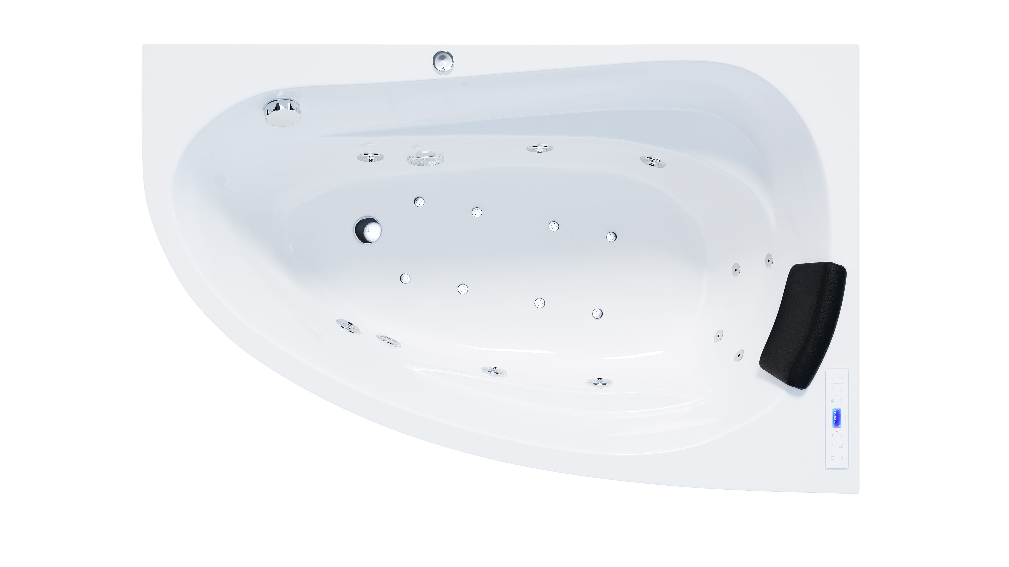 Stardust rechts Whirlpool Set ohne Armatur