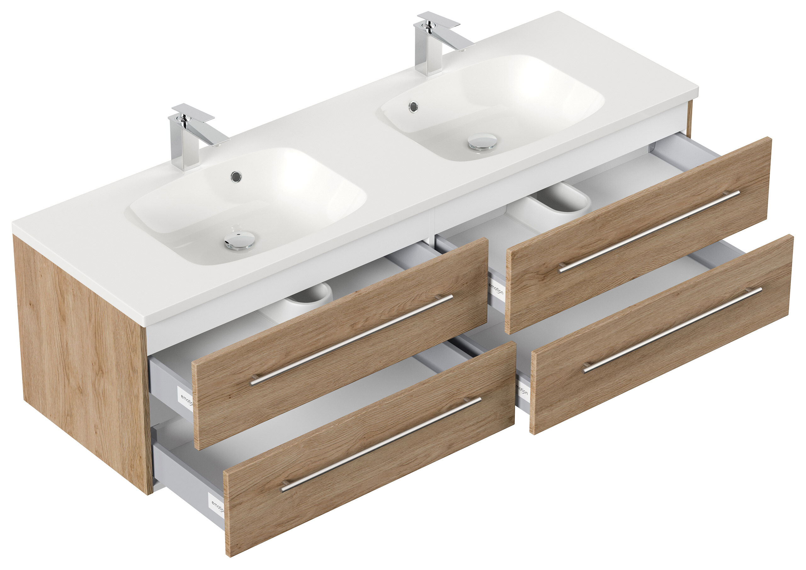 Badmöbel Colossos 160 SoftClose schwarz
