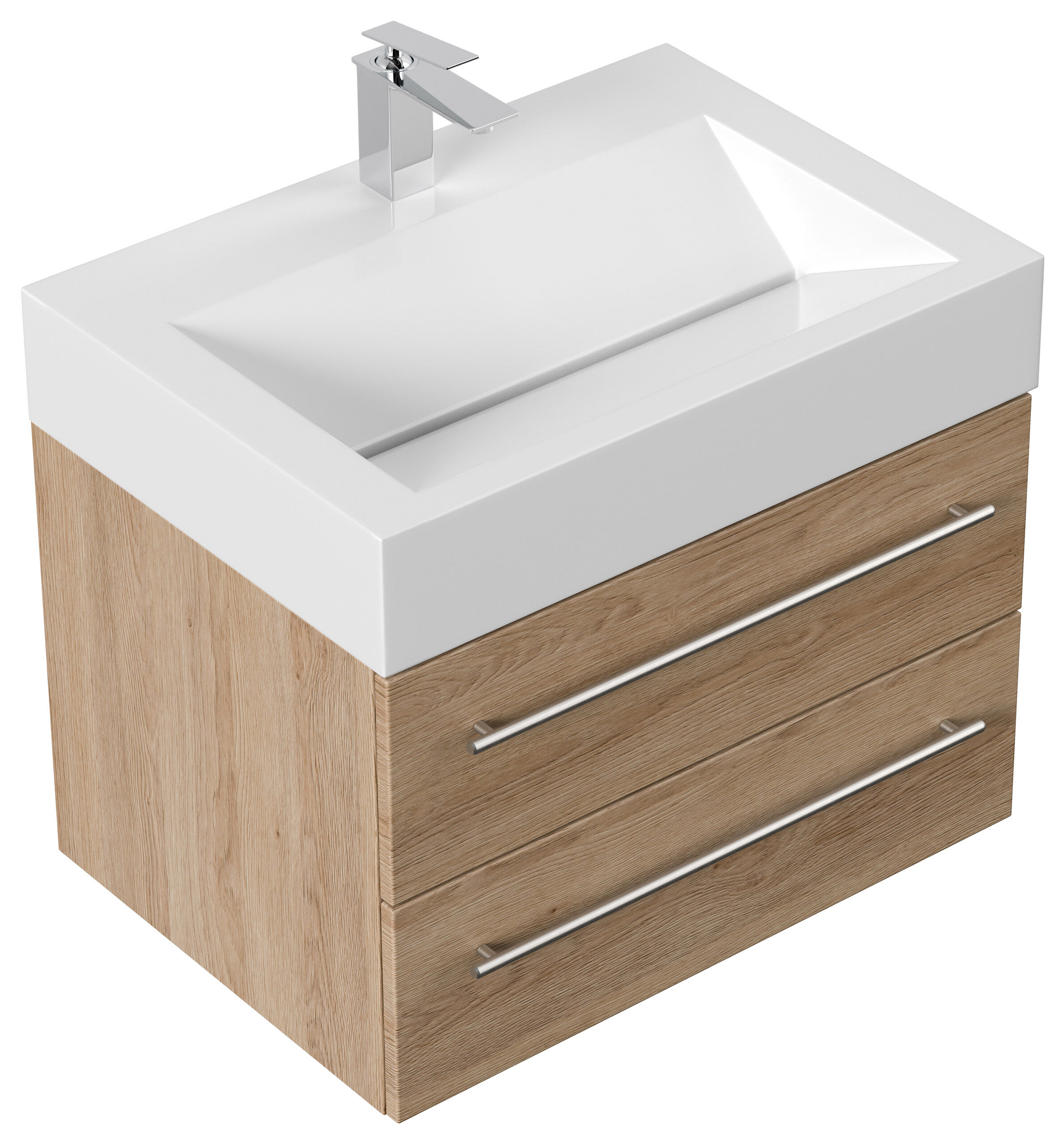 Badmöbel Design 700 eiche hell