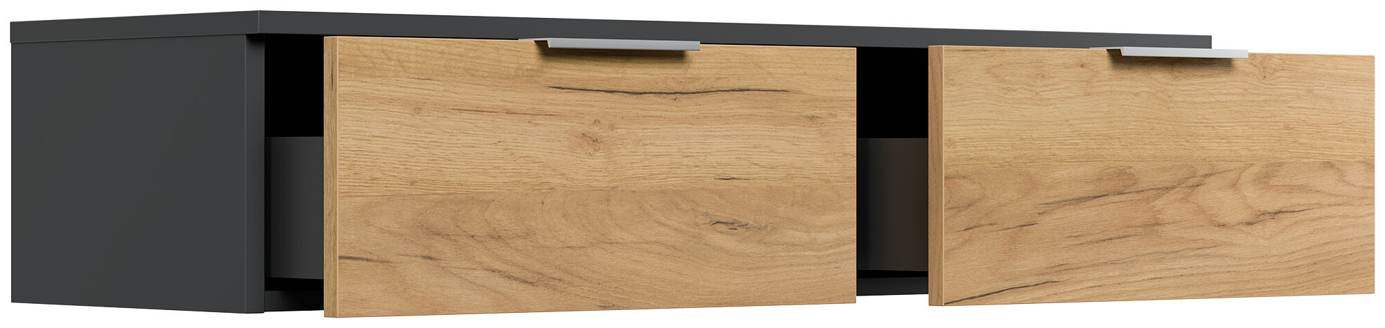 Hängekonsole Urban Slimline 2 Schubladen Softclose Redwood