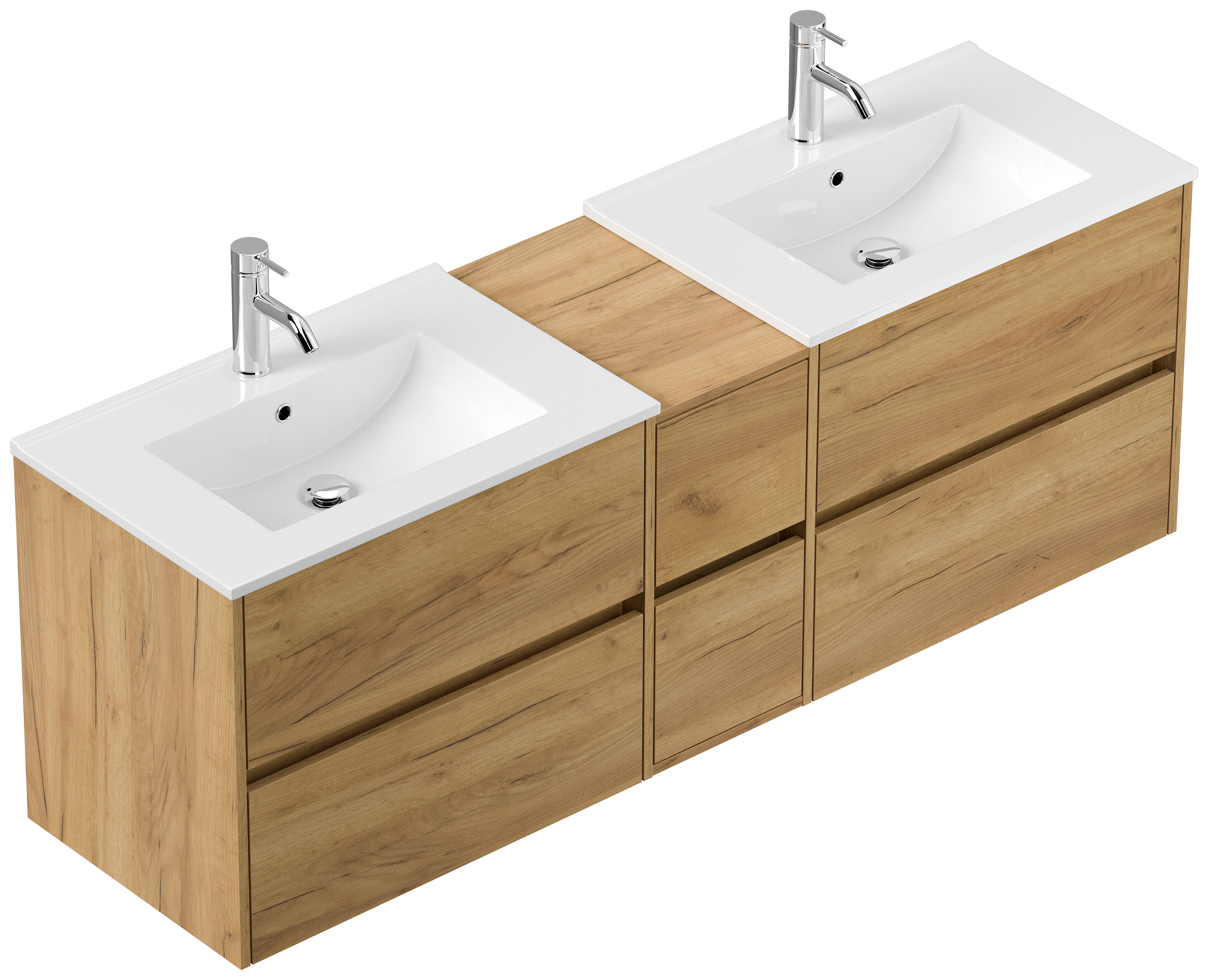 Badmöbelset Taifun 170cm eiche gold