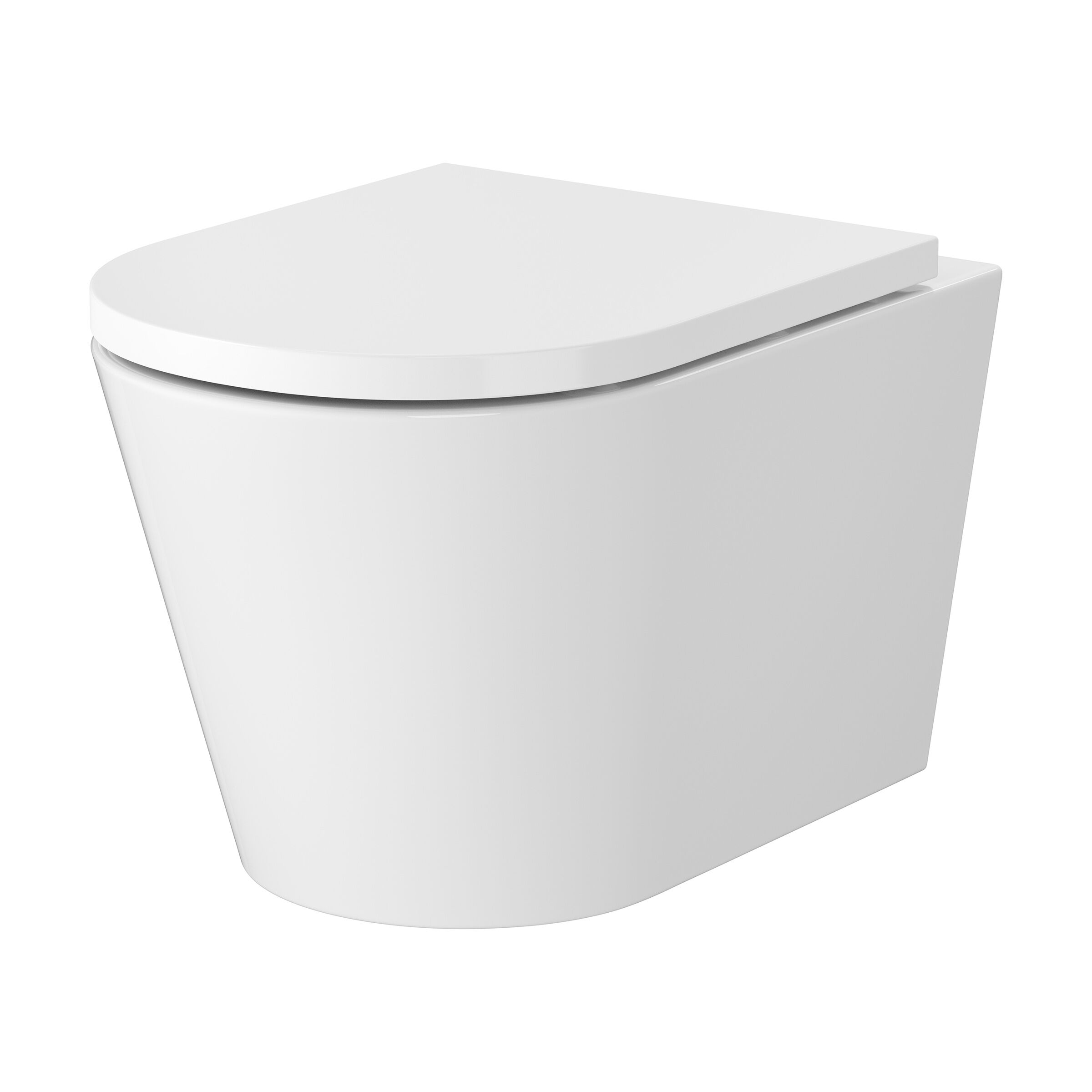 Wand-WC Komplettset KORAL mit WC-Sitz-Absenkenautomatik und Tornado-Spülung
