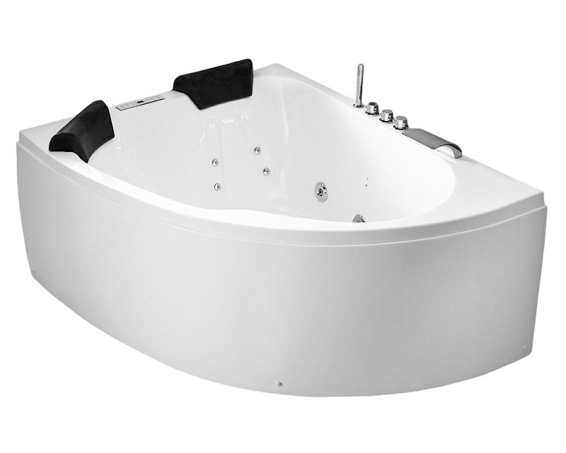 Langeck Whirlpool Royal 160x125 links Made in Germany 21 Düsen mit Armatur