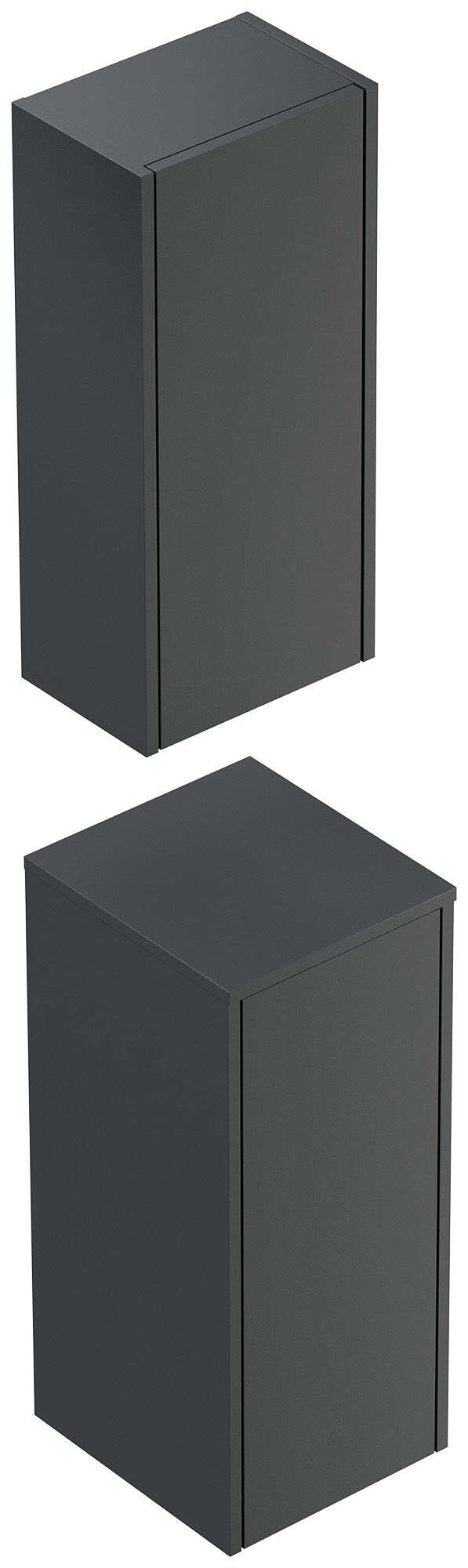 Badschrank 2er Set Taifun zur Wandmontage grafit