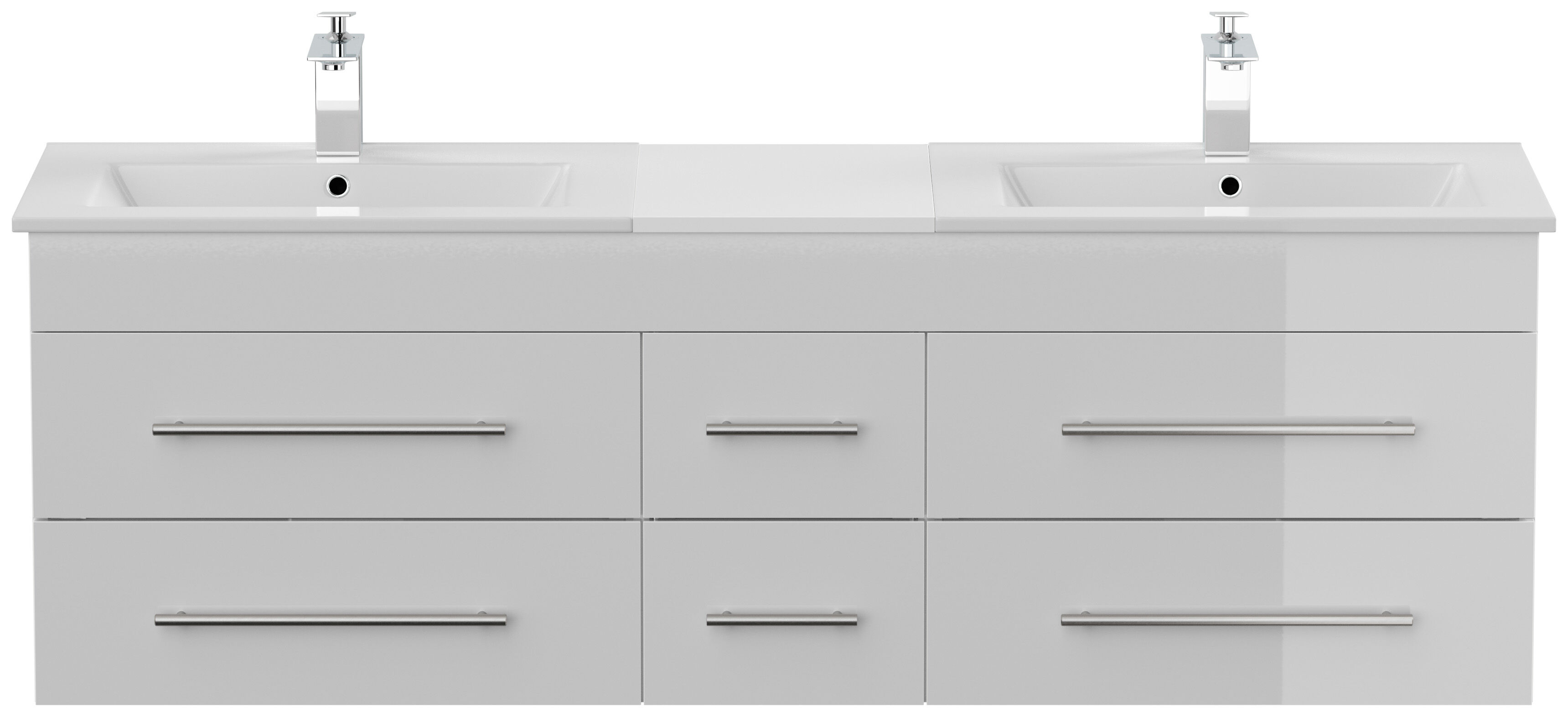 Badmöbel Roma XL SoftClose weiss hochglanz