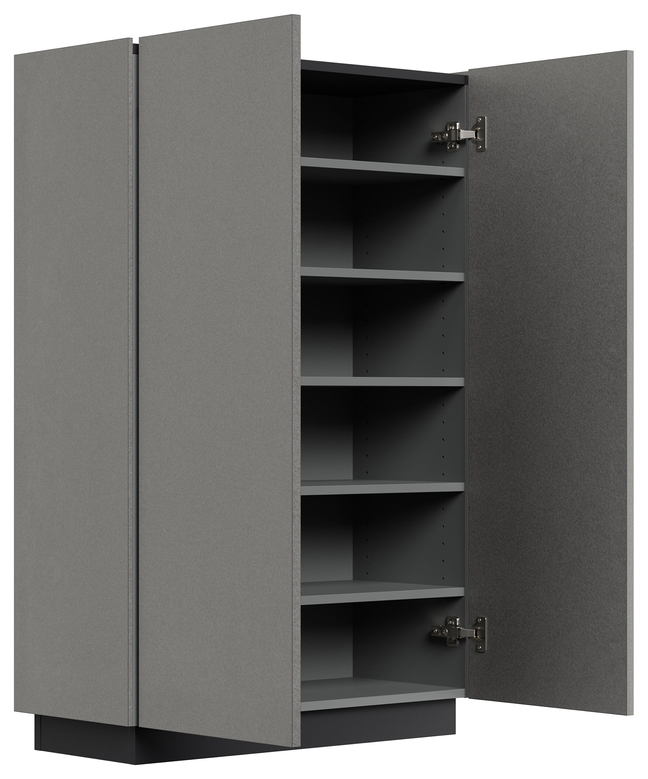 Raumwunder Sideboard Kommode Galaxy M 2 Türen Softclose flexible Böden weiß hgl