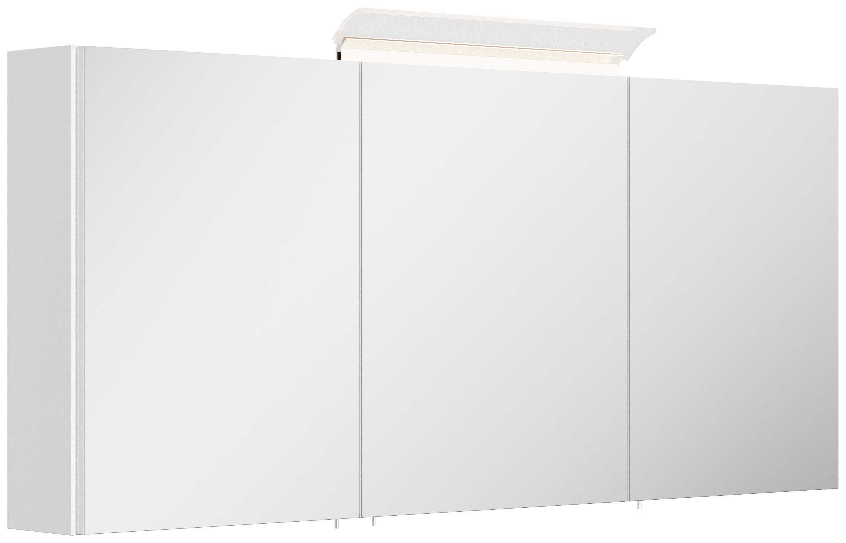 Badmöbelset Roma XL 4-teilig Spiegelschrank Seitenschrank 3er Boxen weiss hgl