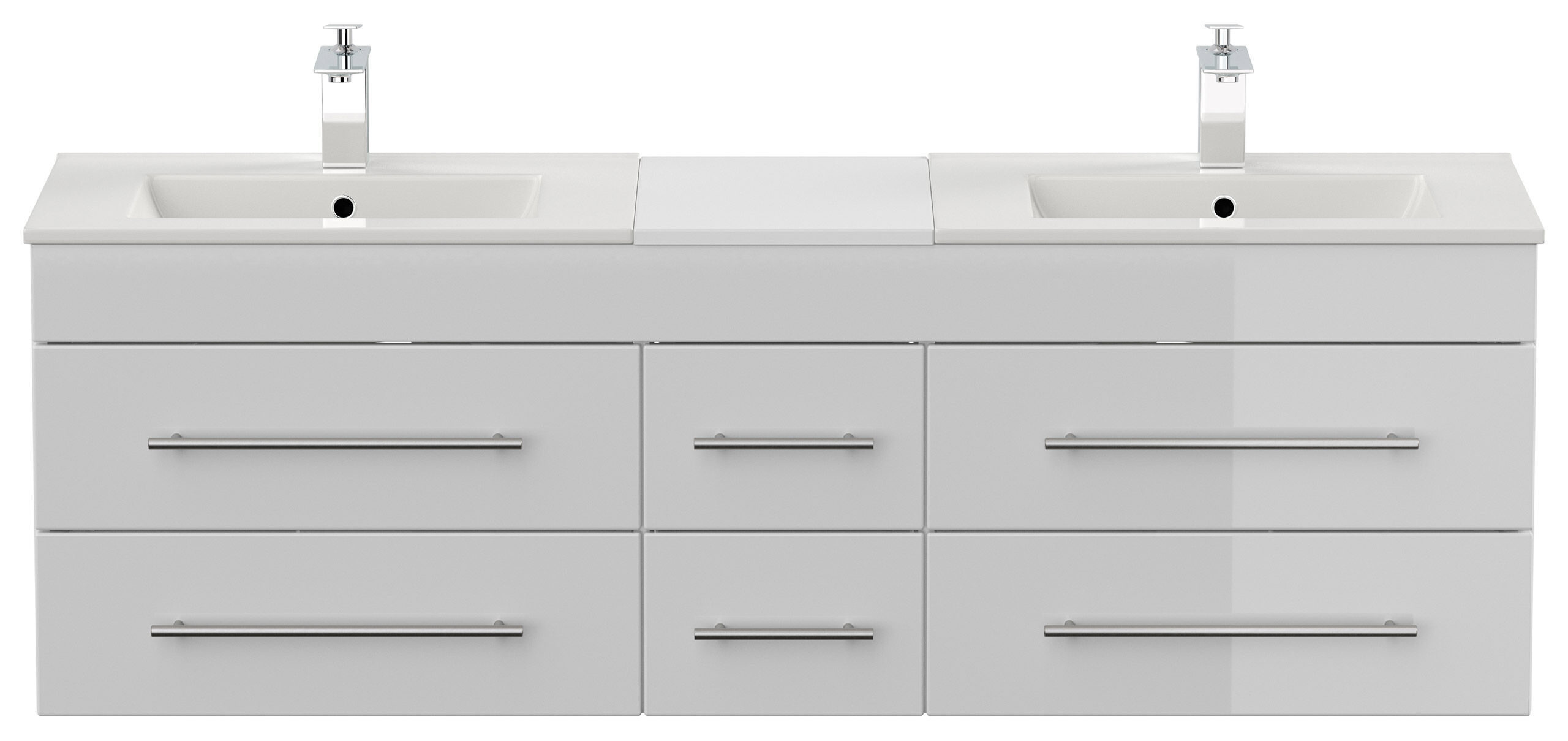 Badmöbel Roma XL SoftClose weiss hochglanz