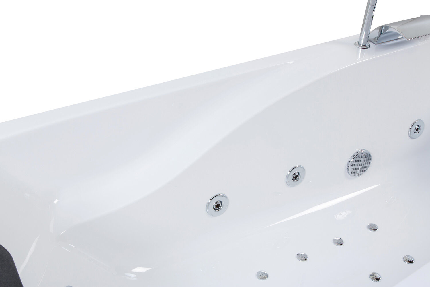 Rechteck Whirlpool Centauri 180x85 rechts Made in Germany 18 Düsen ohne Armatur