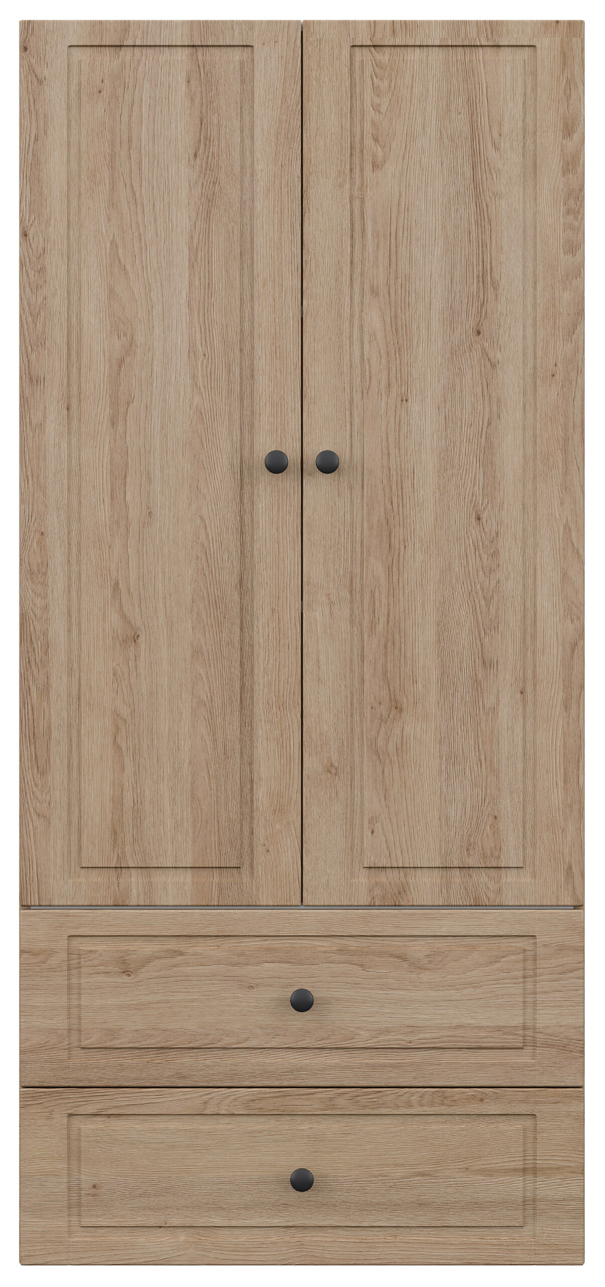 Badezimmer Hochschrank XL Cottage Eiche hell