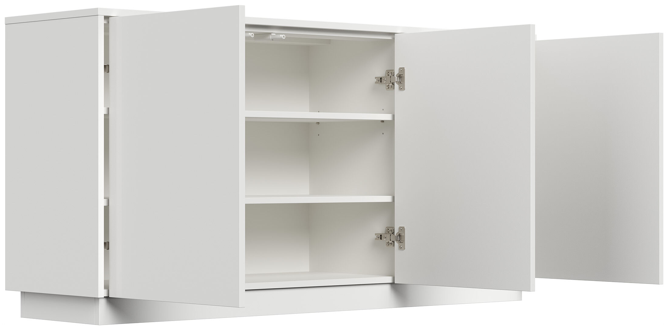 Design Sideboard Kommode Genesis B stehend 150cm 3 Türen Grafit