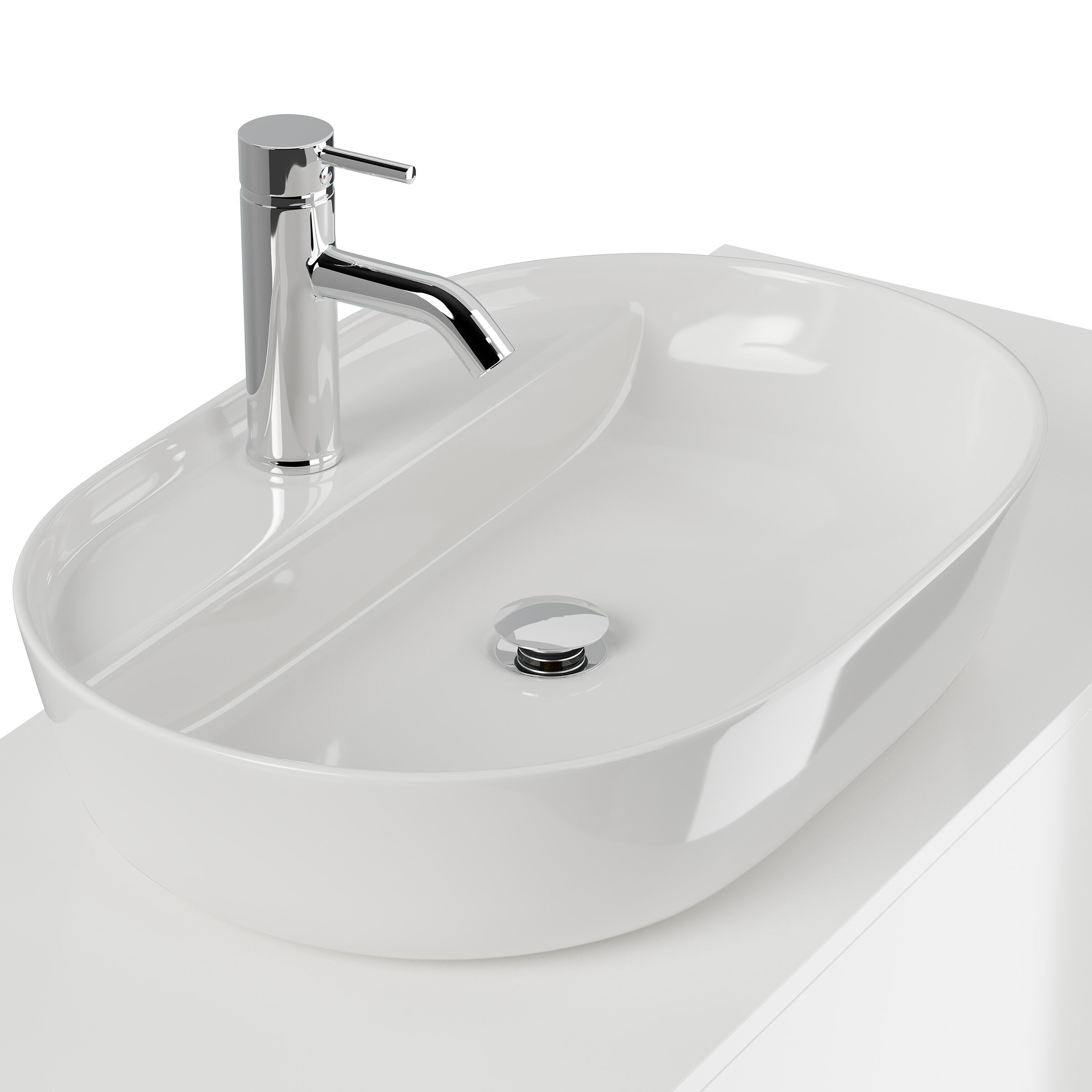 Aufsatz-Waschtisch Eleni 62 cm