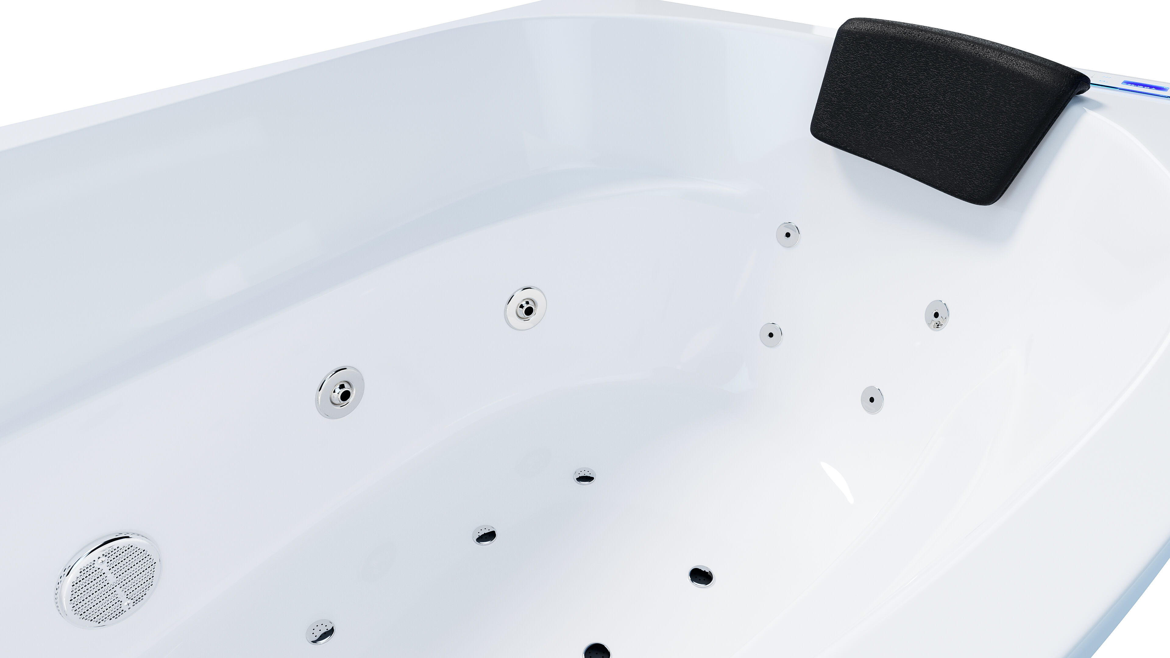 Langeck Whirlpool Stardust 150x95 rechts Made in Germany 22 Düsen ohne Armatur