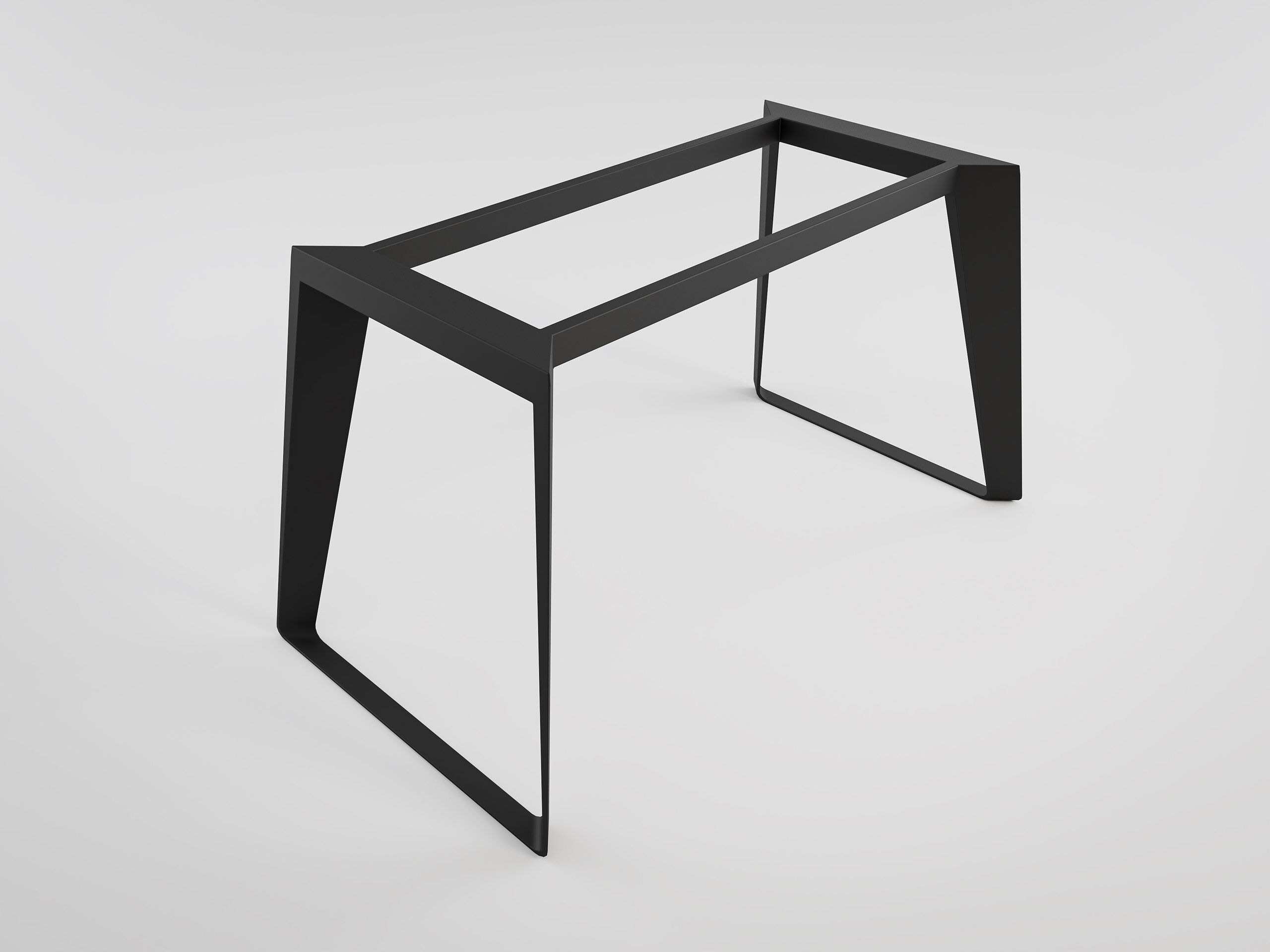 Designer Tischgestell Florint DIY Esszimmer Tischgestell aus Metall schwarz