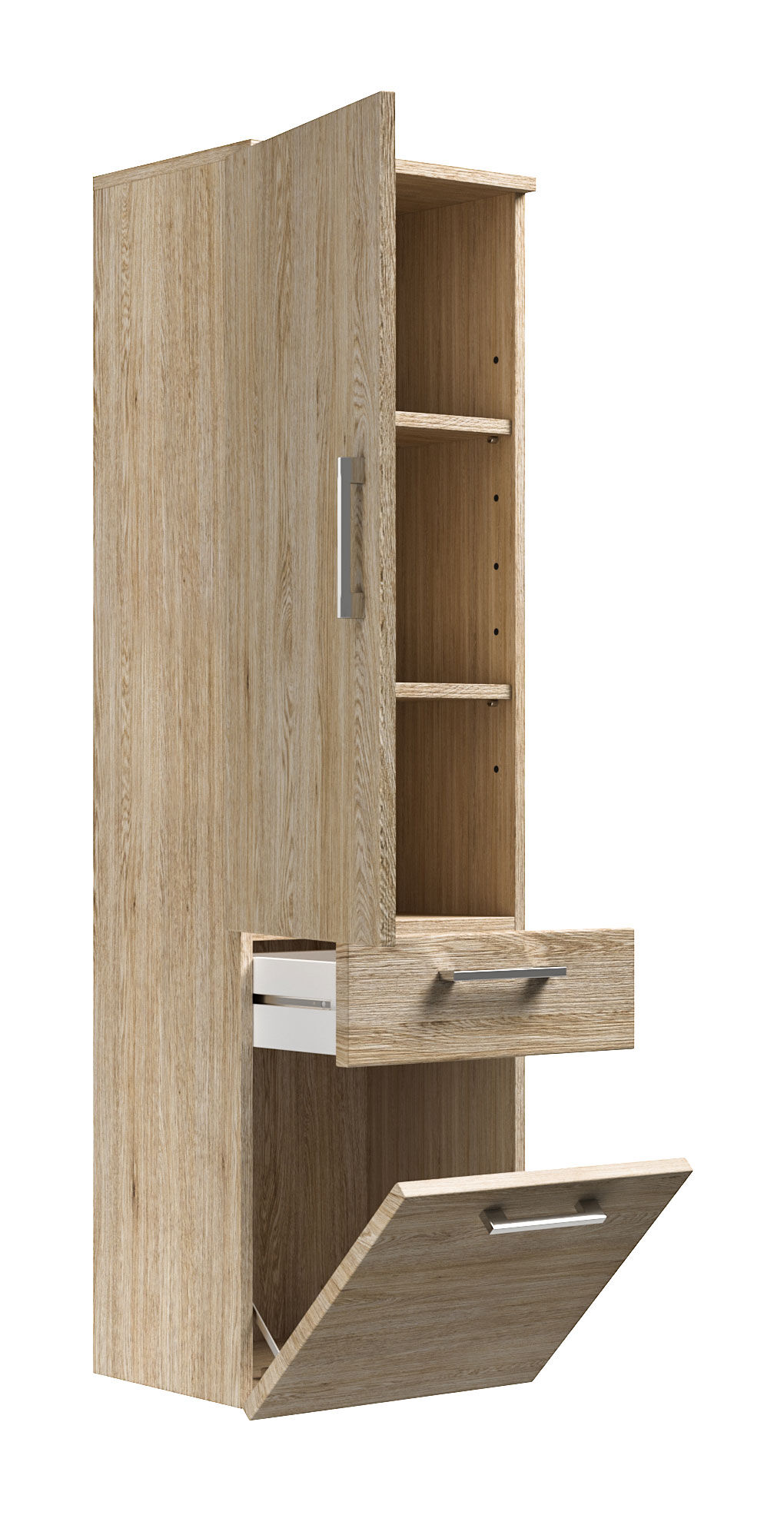 Hochschrank Rima 135 cm Sonoma Eiche