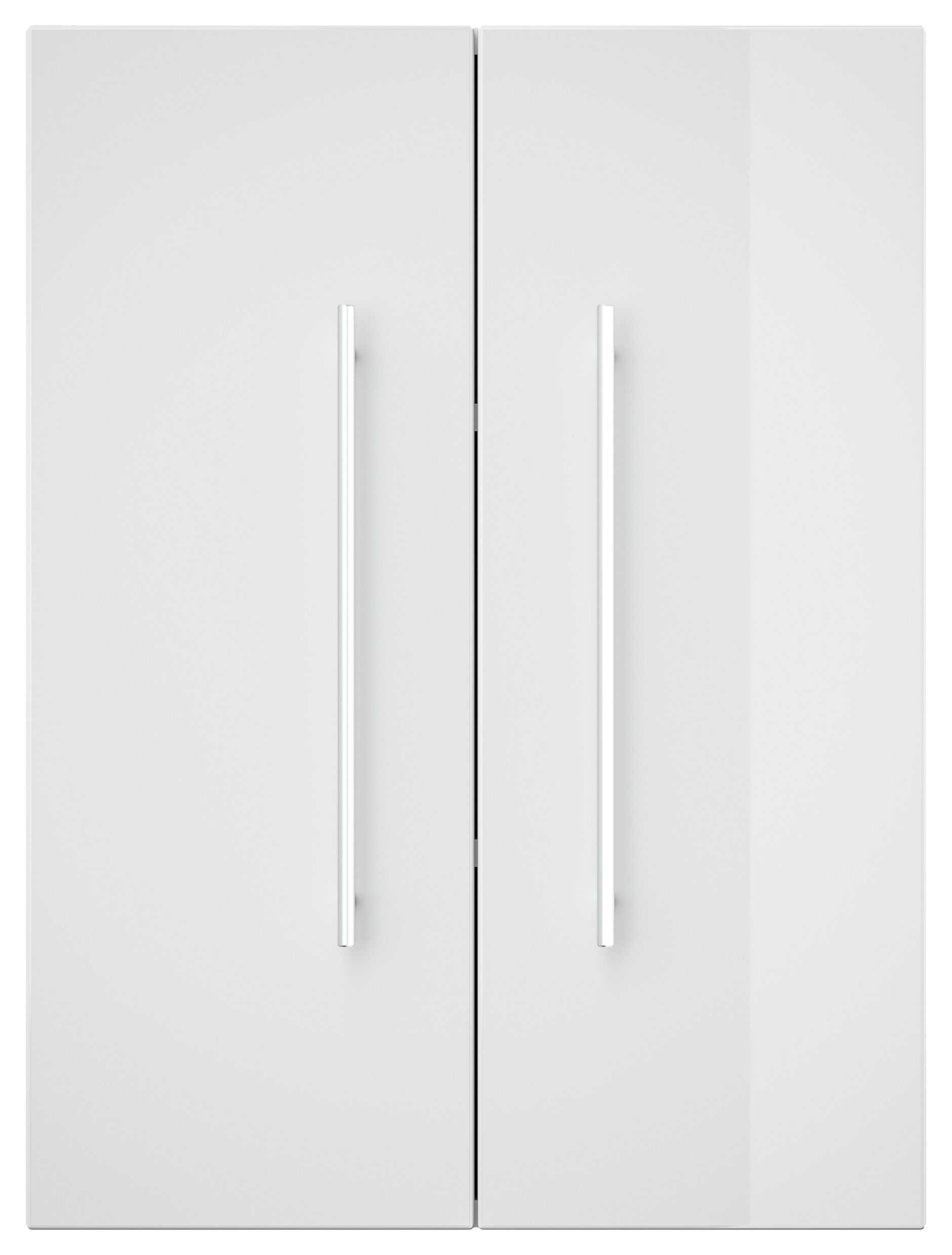 Badmöbel Aurum-L eiche hell/weiss hochglanz