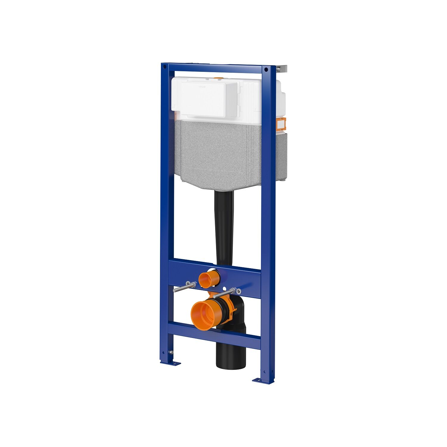 WC-Set INTRO mit Tornado-Spülung, Vorwandelement 50 cm und Betätigungsplatte