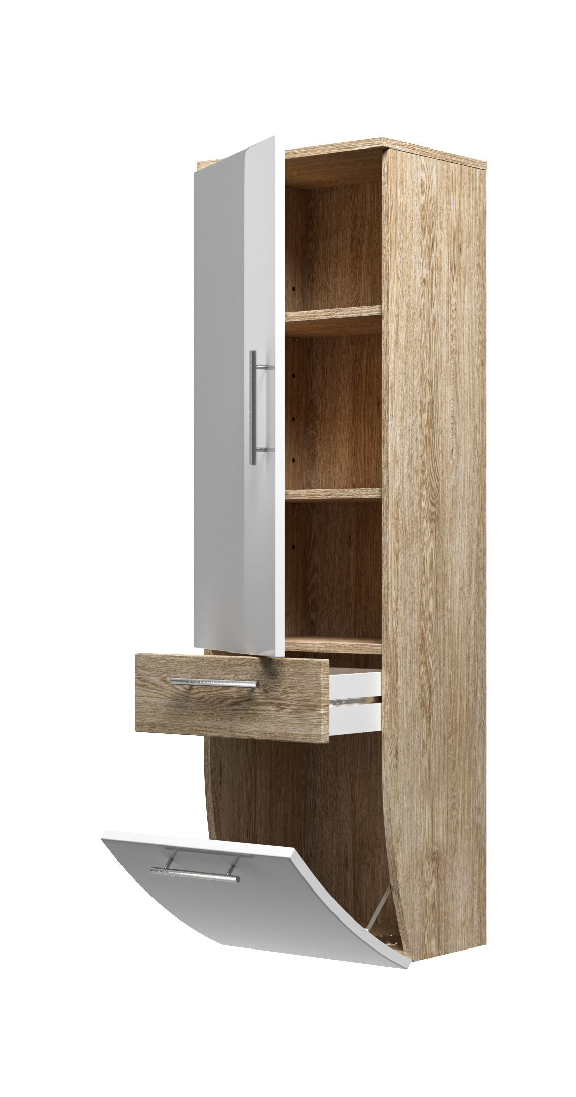 Hochschrank 135 cm Salona M Sonoma Eiche