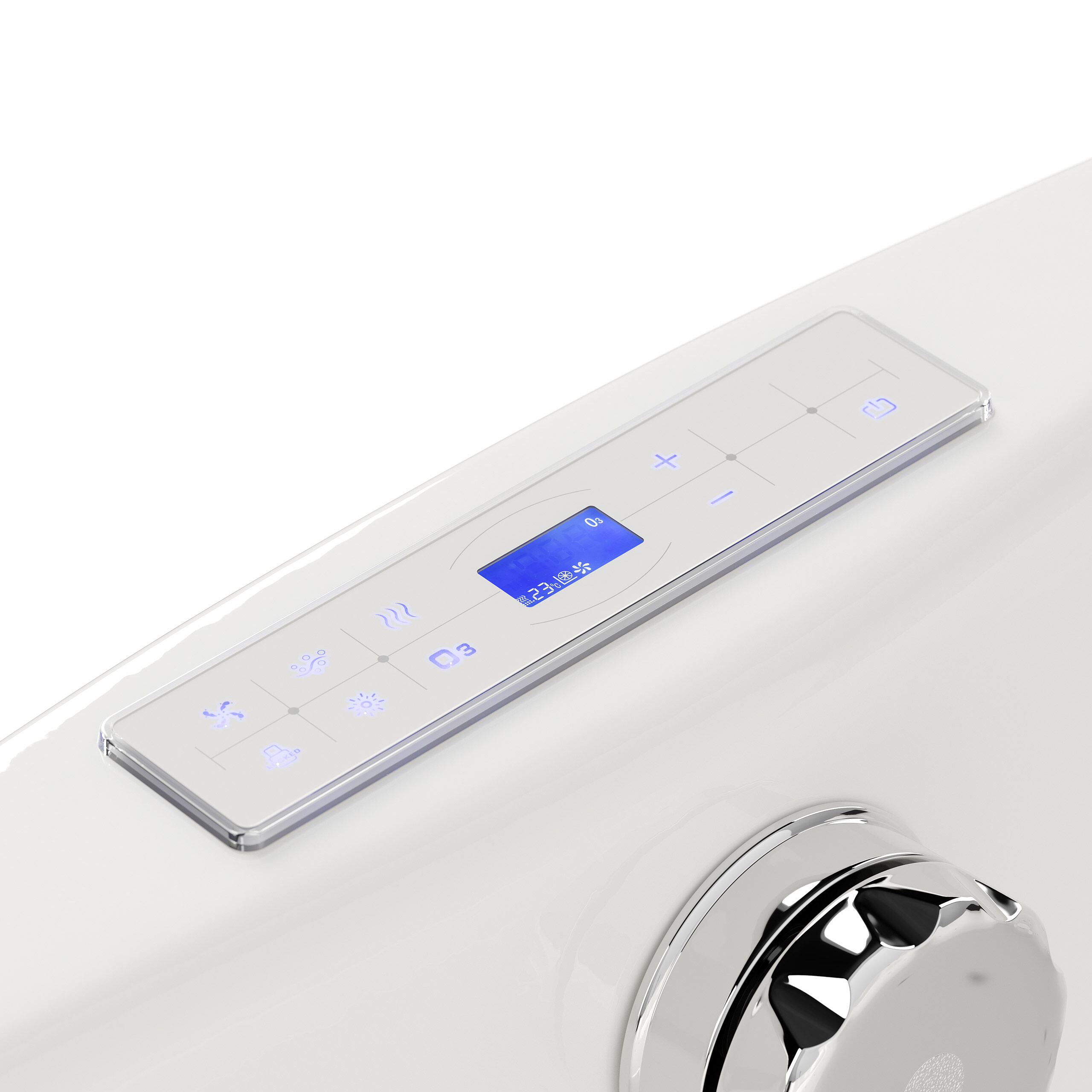 Deluxe Whirlpool Titan 155cm Made in Germany 78 Düsen & LED Befüllung Überlauf
