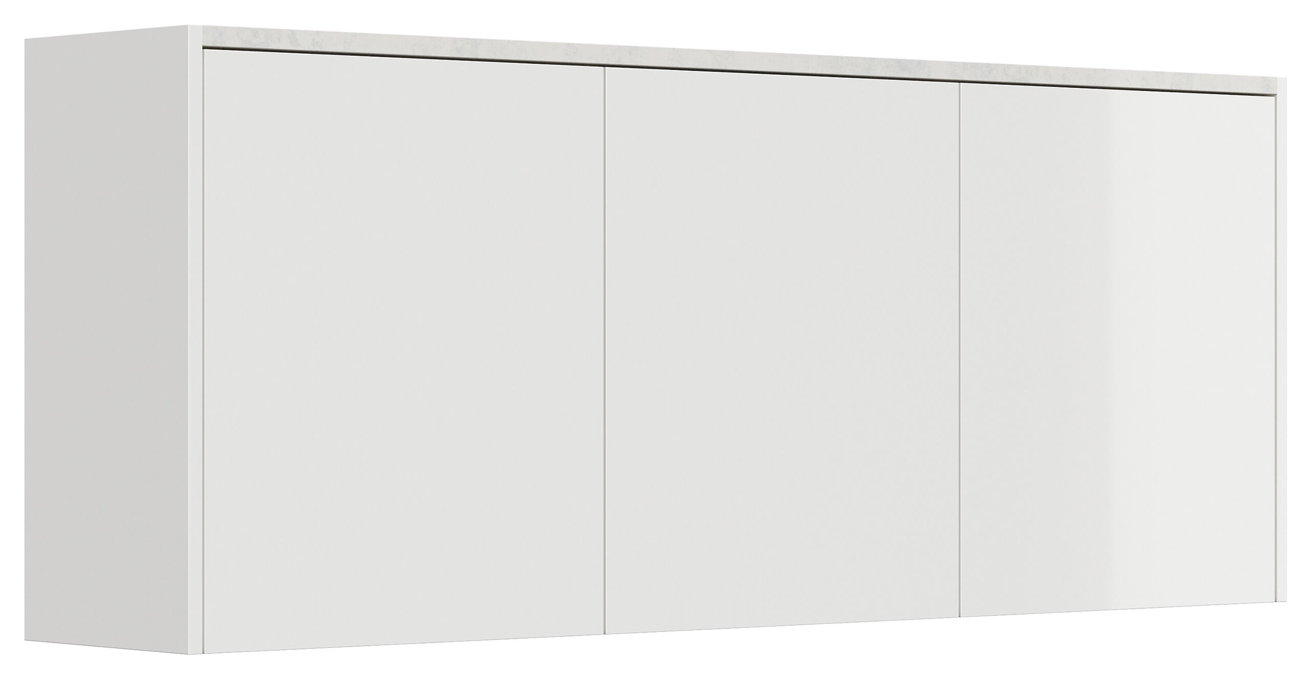 Raumwunder Sideboard Kommode Cronos XL Quarztop Softclose flexible Böden weiß 