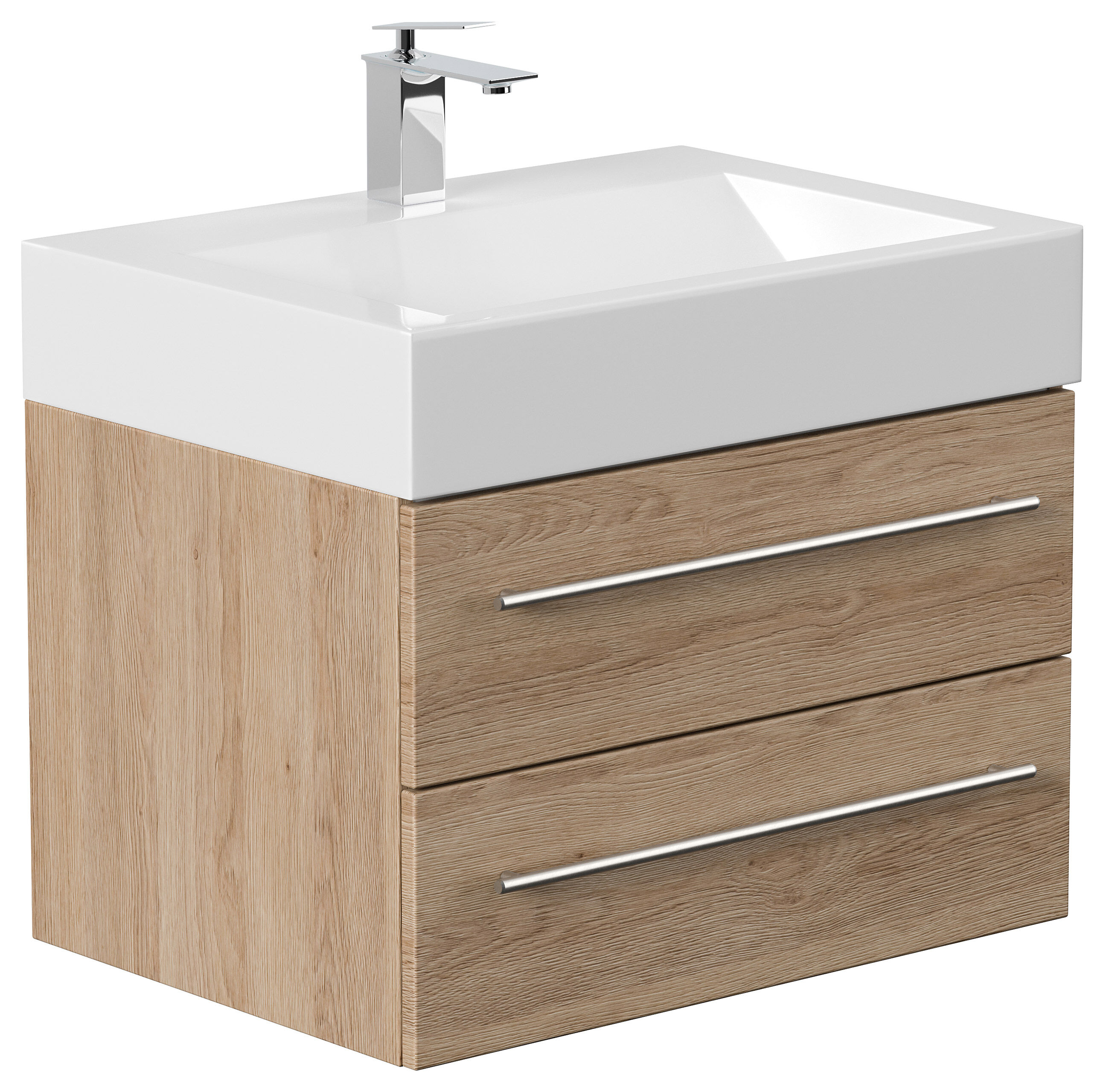 Badmöbel Design 700 eiche hell