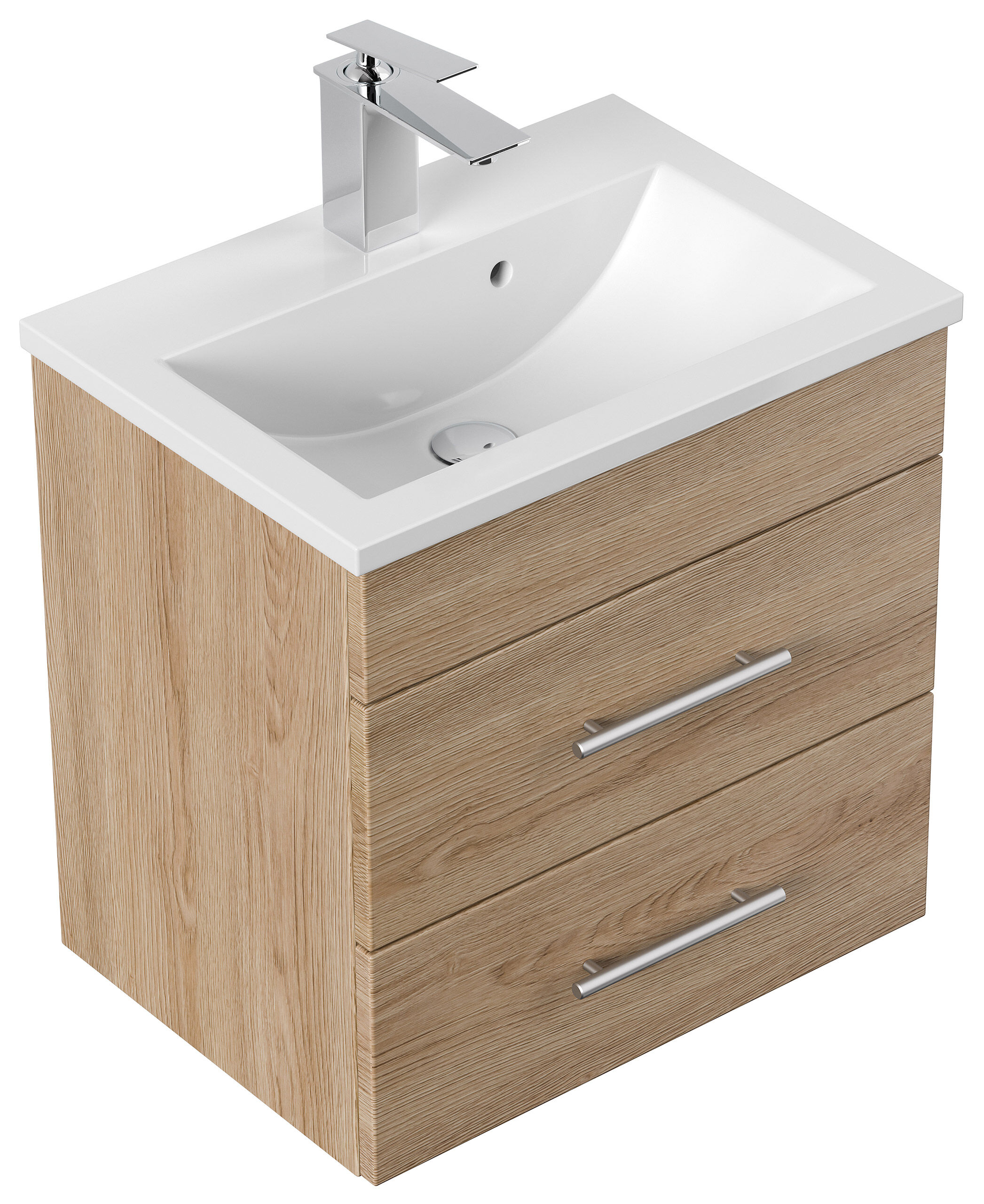 Badmöbel Mars 500 SlimLine SoftClose eiche hell
