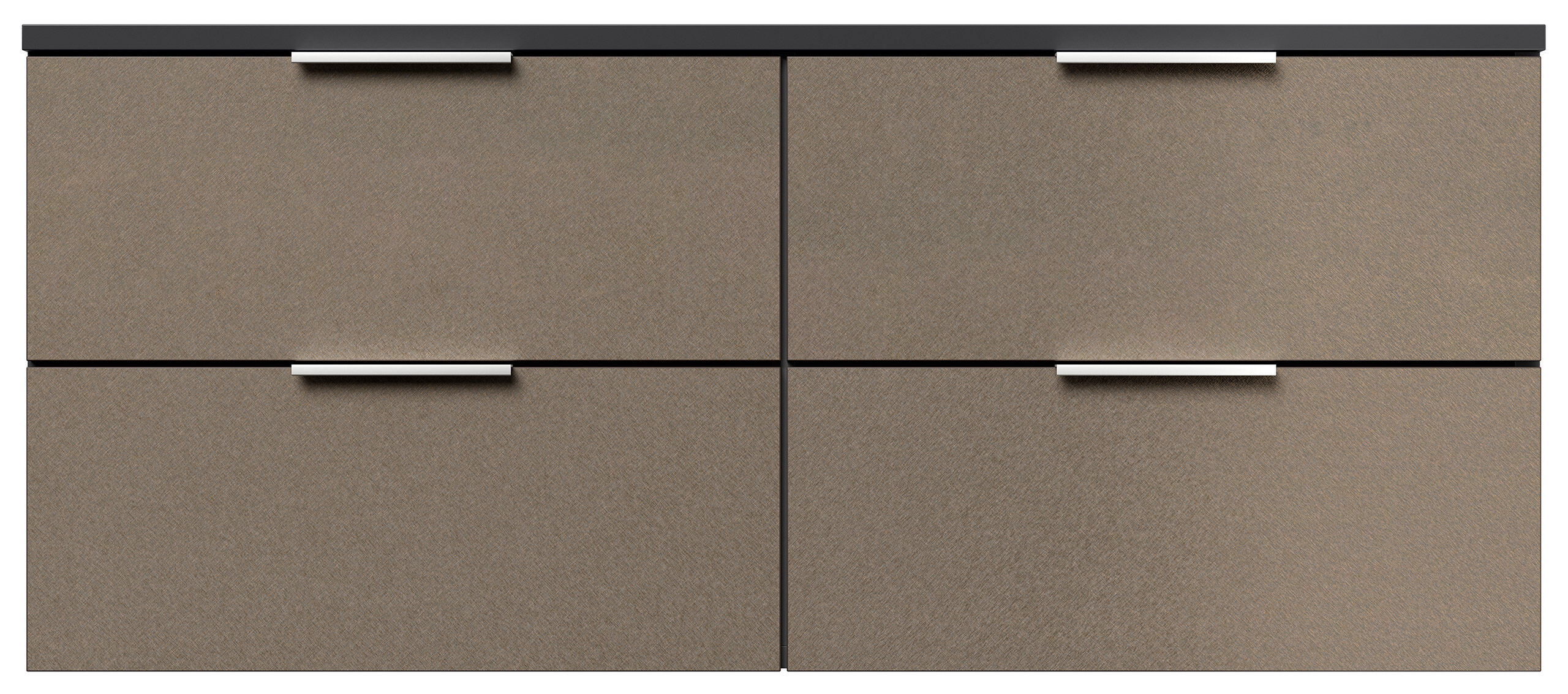 Design Hängekonsole Sideboard Urban Slimline 4 Softeinzüge Sand