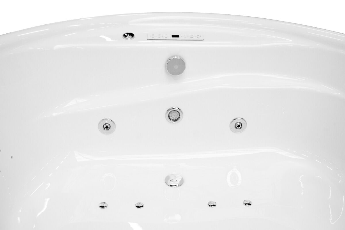 Eck Whirlpool Saturn 225x182x59 Made in Germany 22 Massagedüsen mit Armatur