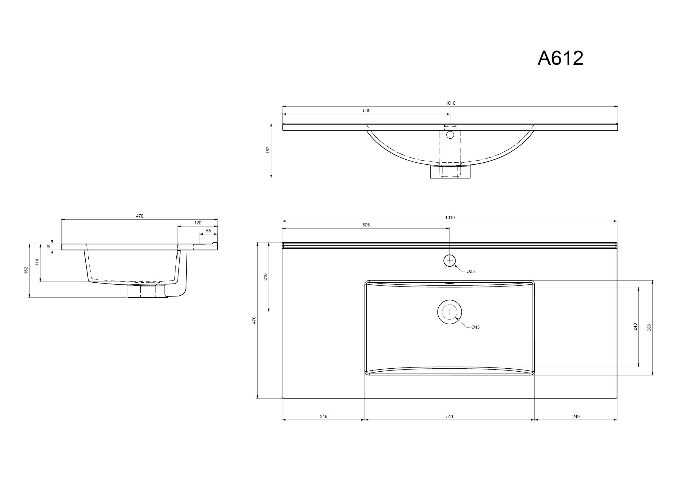 Badmöbel SANTINI 100 SoftClose beton