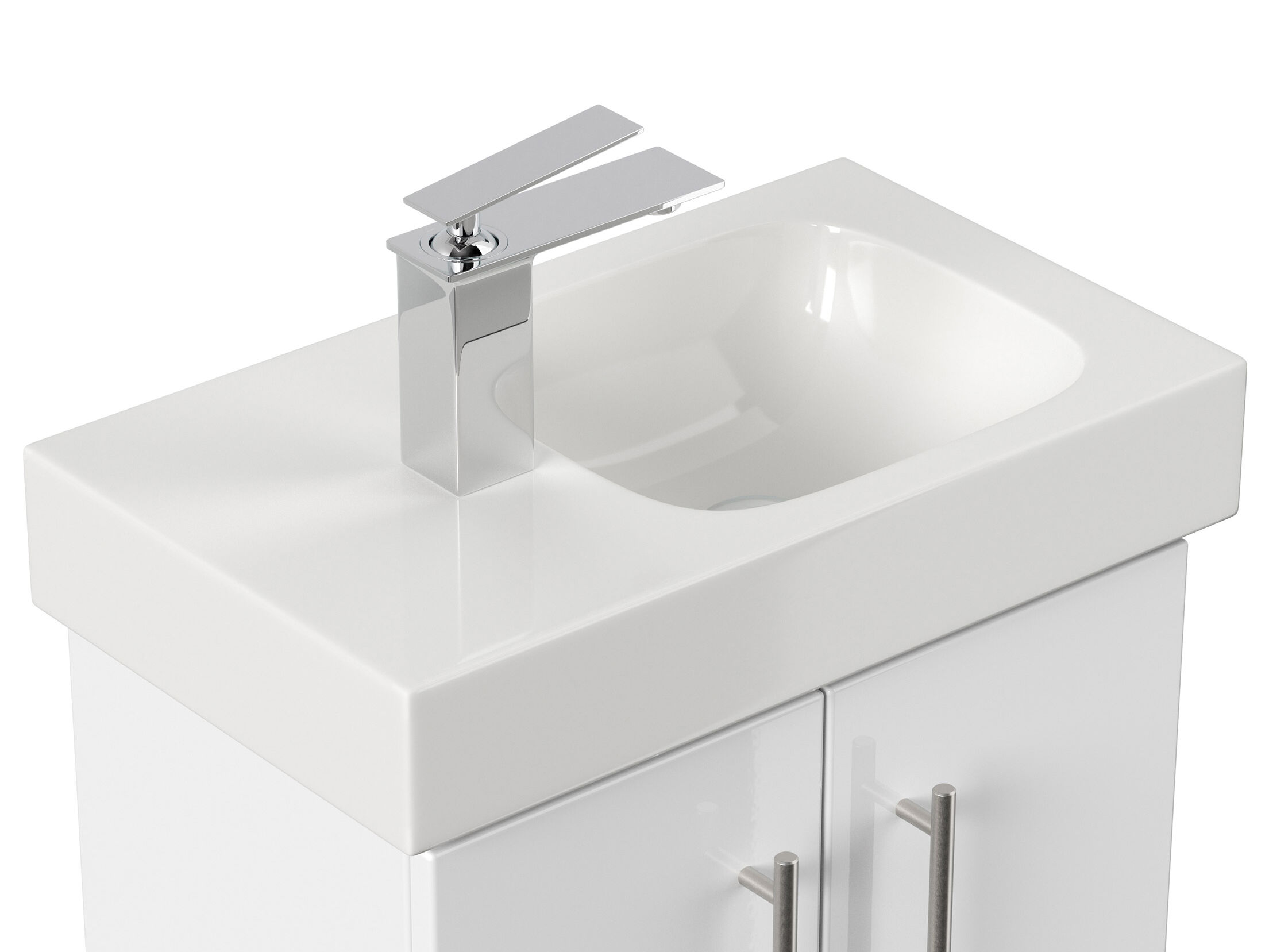 Geberit Icon XS 53 cm links Waschbecken