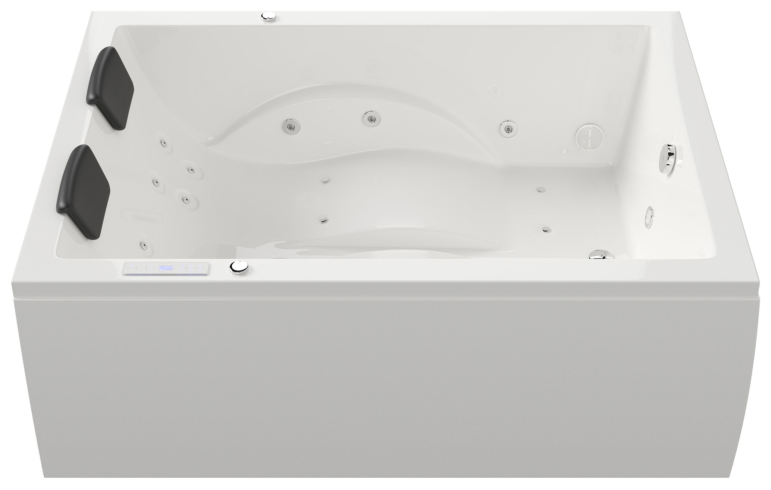 Whirlpool Andalusia 2 Pers. 180x130 links Made in Germany 24 Düsen ohne Armatur