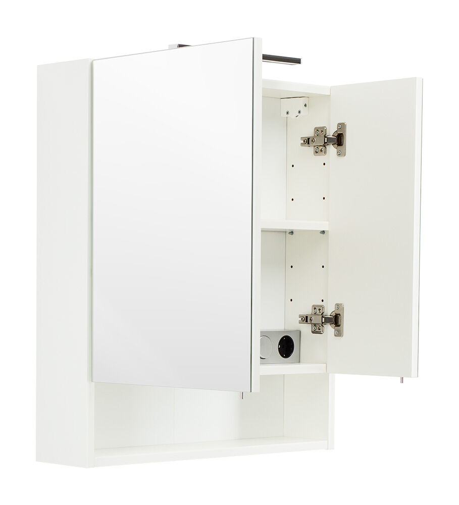Spiegelschrank 60 cm weiss